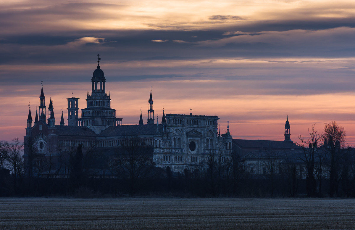 La Certosa nell'alba ...