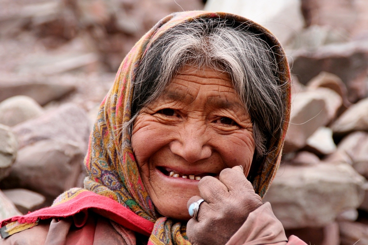 ... forse anziana del Nepal