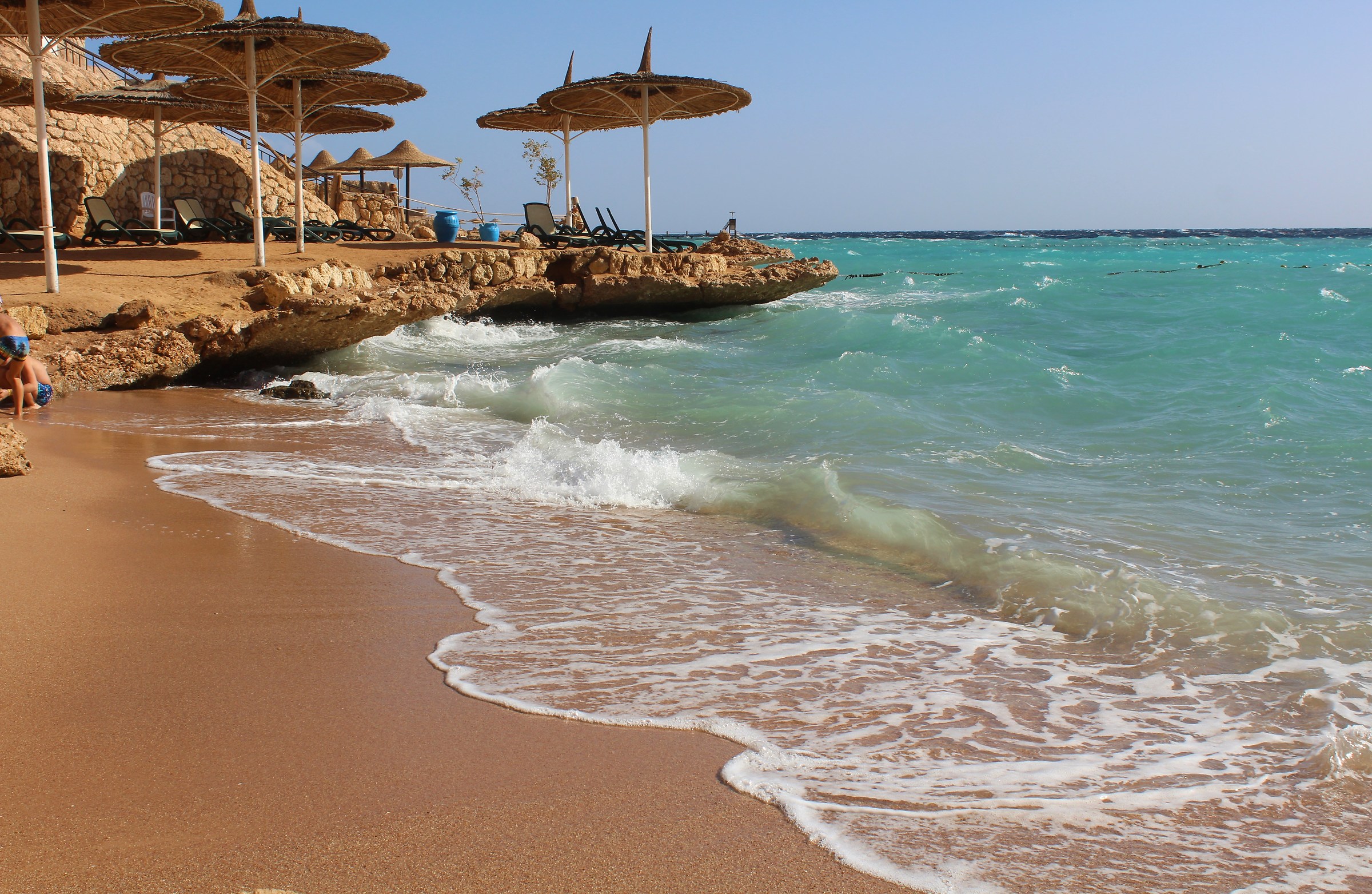 Mare agitato a Sharm