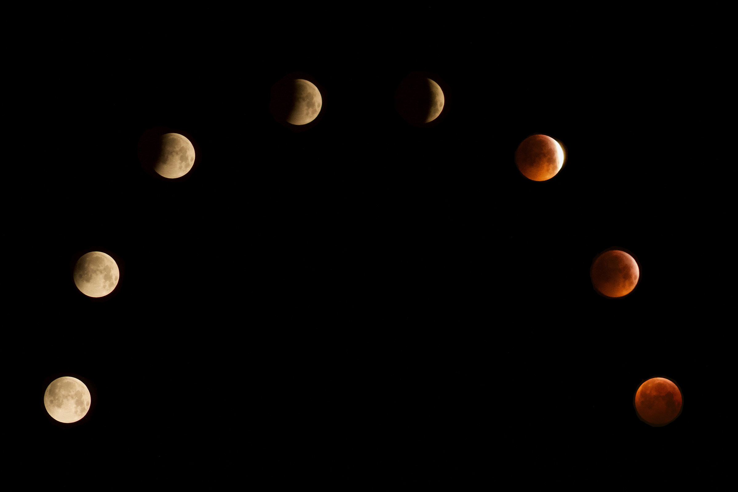 Total lunar eclipse 21.01.2019