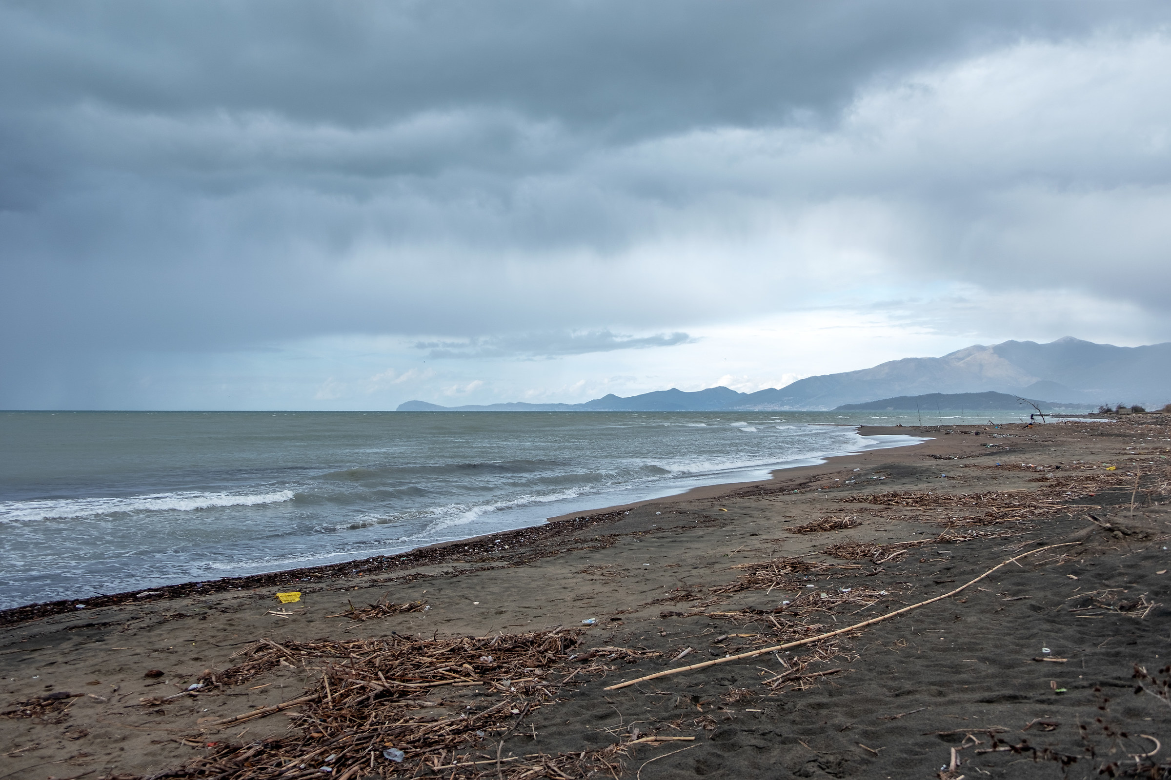 Dopo una mareggiata...