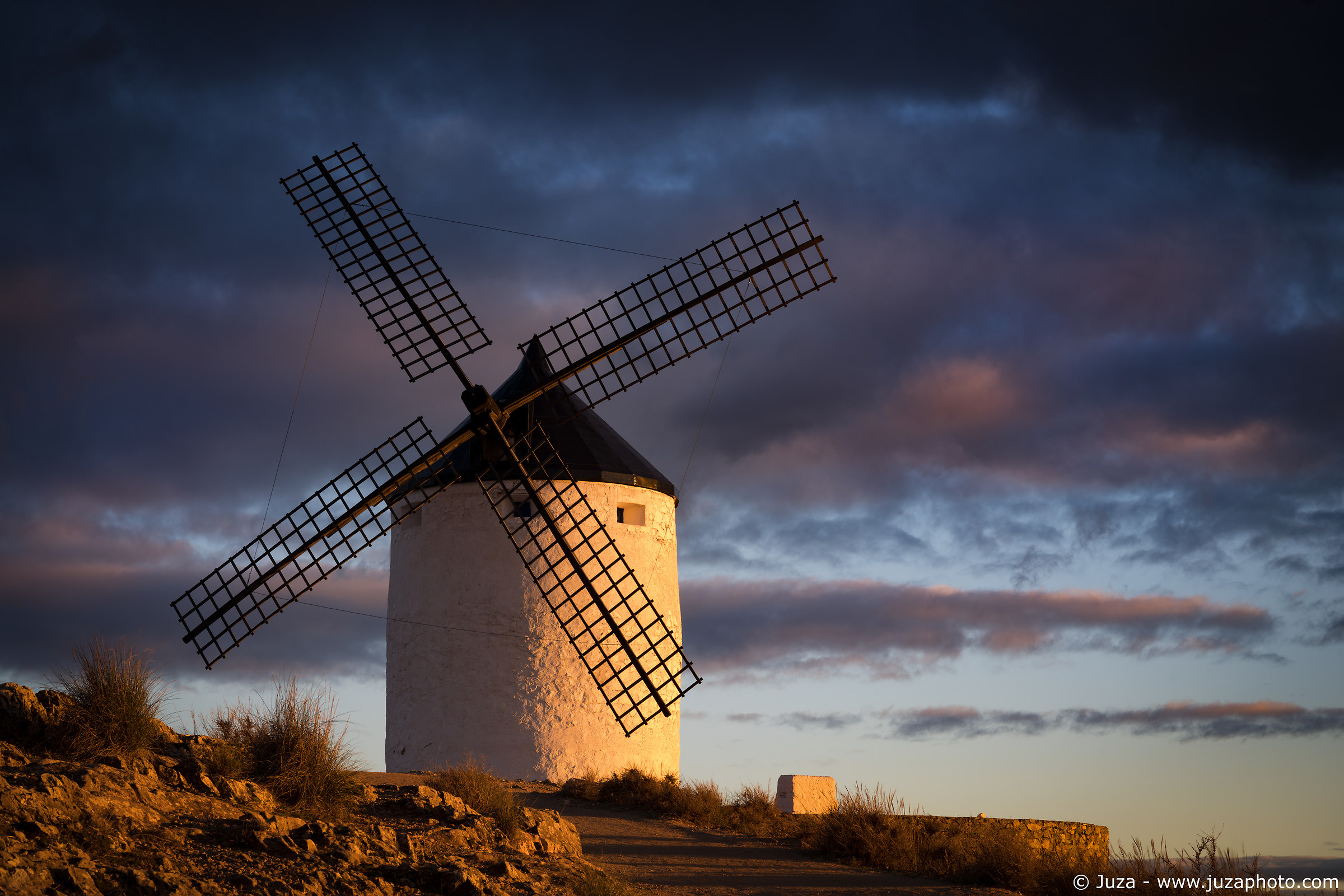 Consuegra nella luce del tramonto