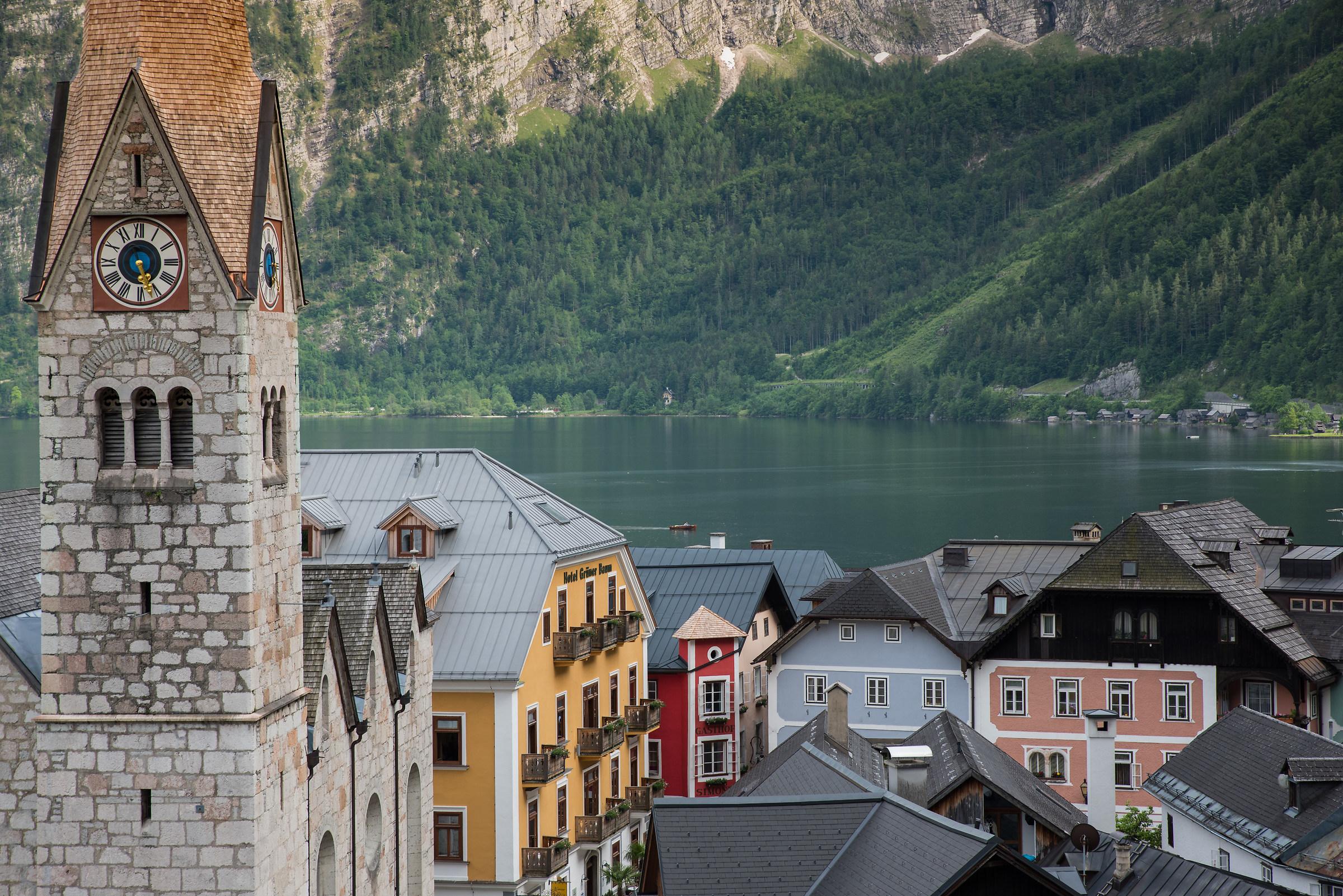 The roofs of Hallstatt
