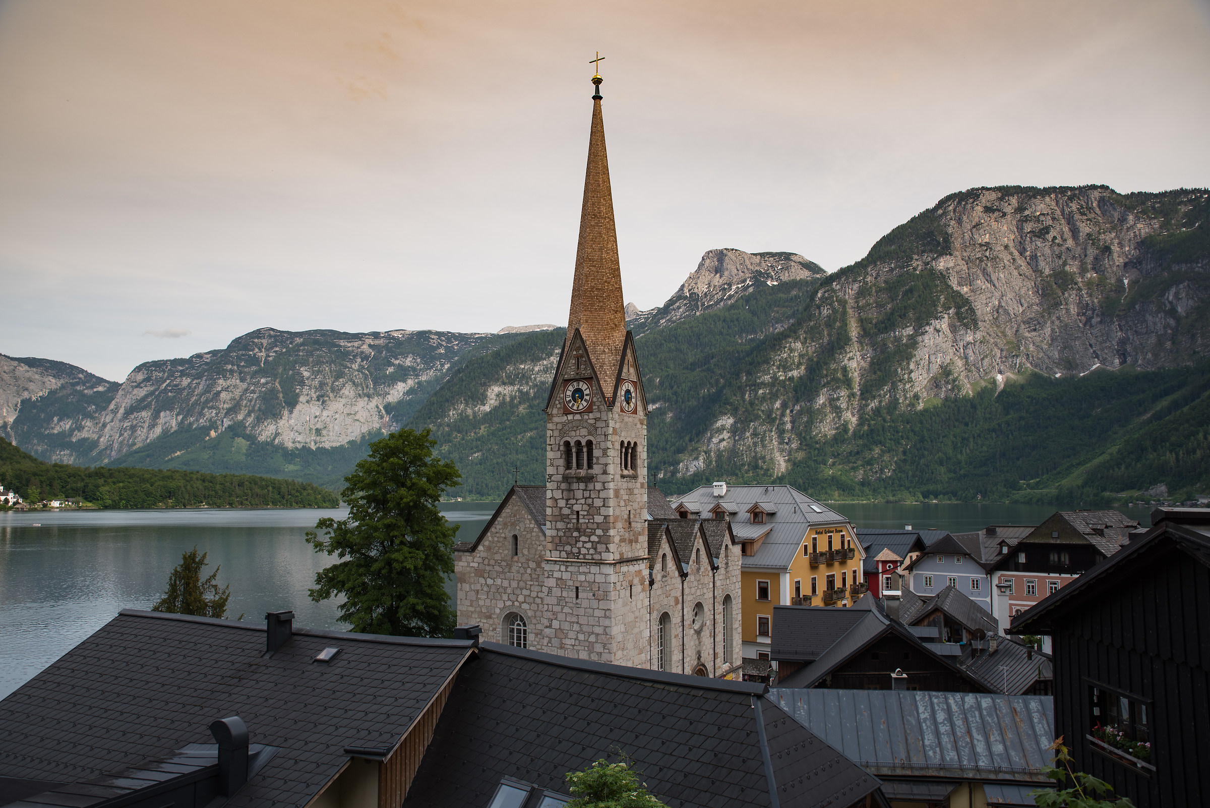 The roofs of Hallstatt