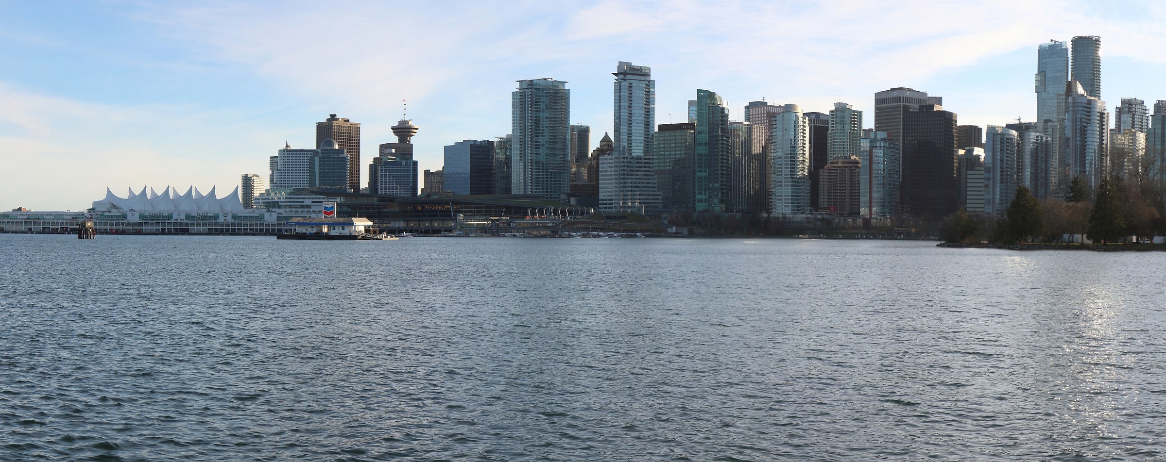 Vancouver Waterfront from Stanley Park