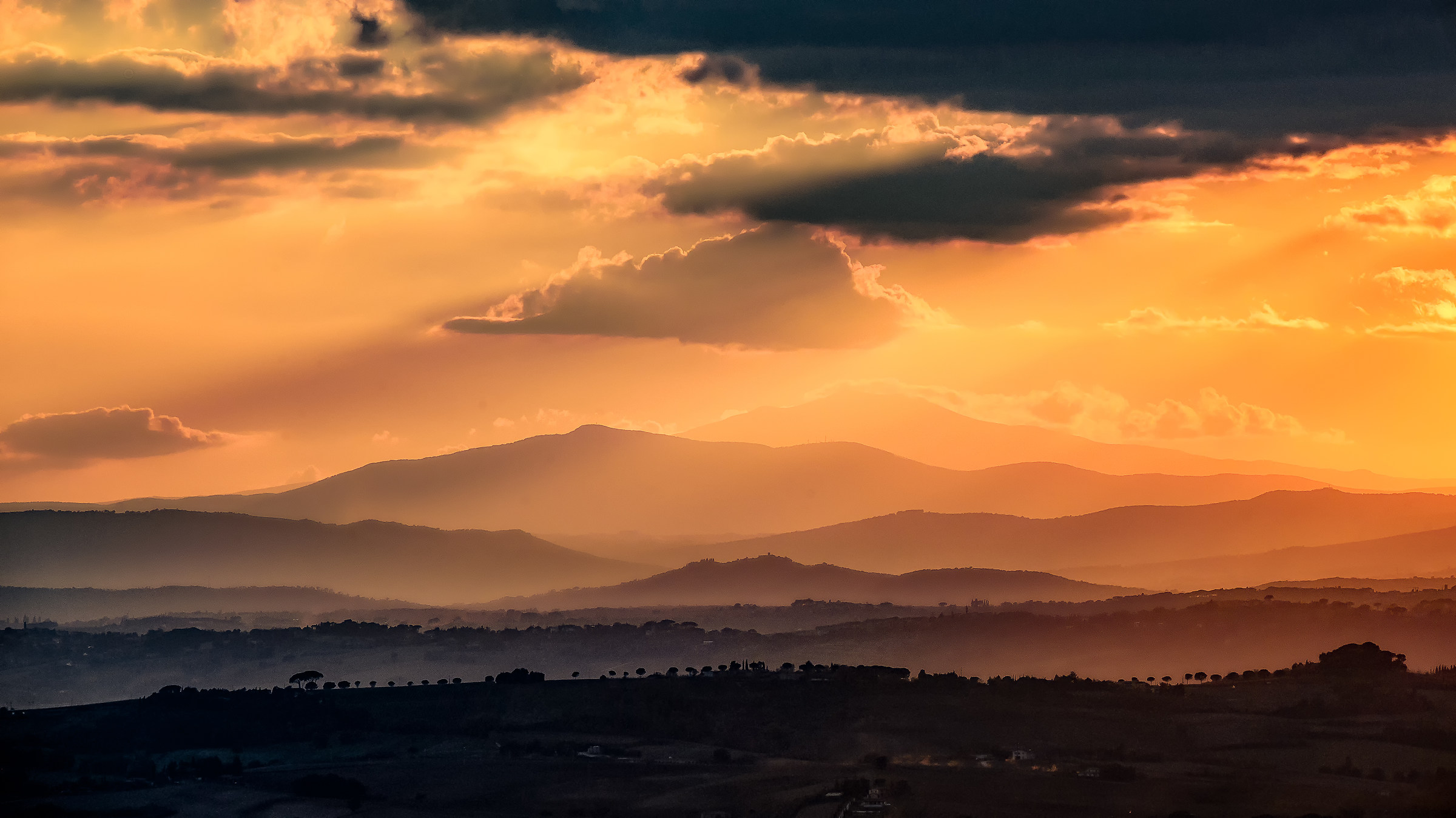 Marscianesi Hills seen from Assisi