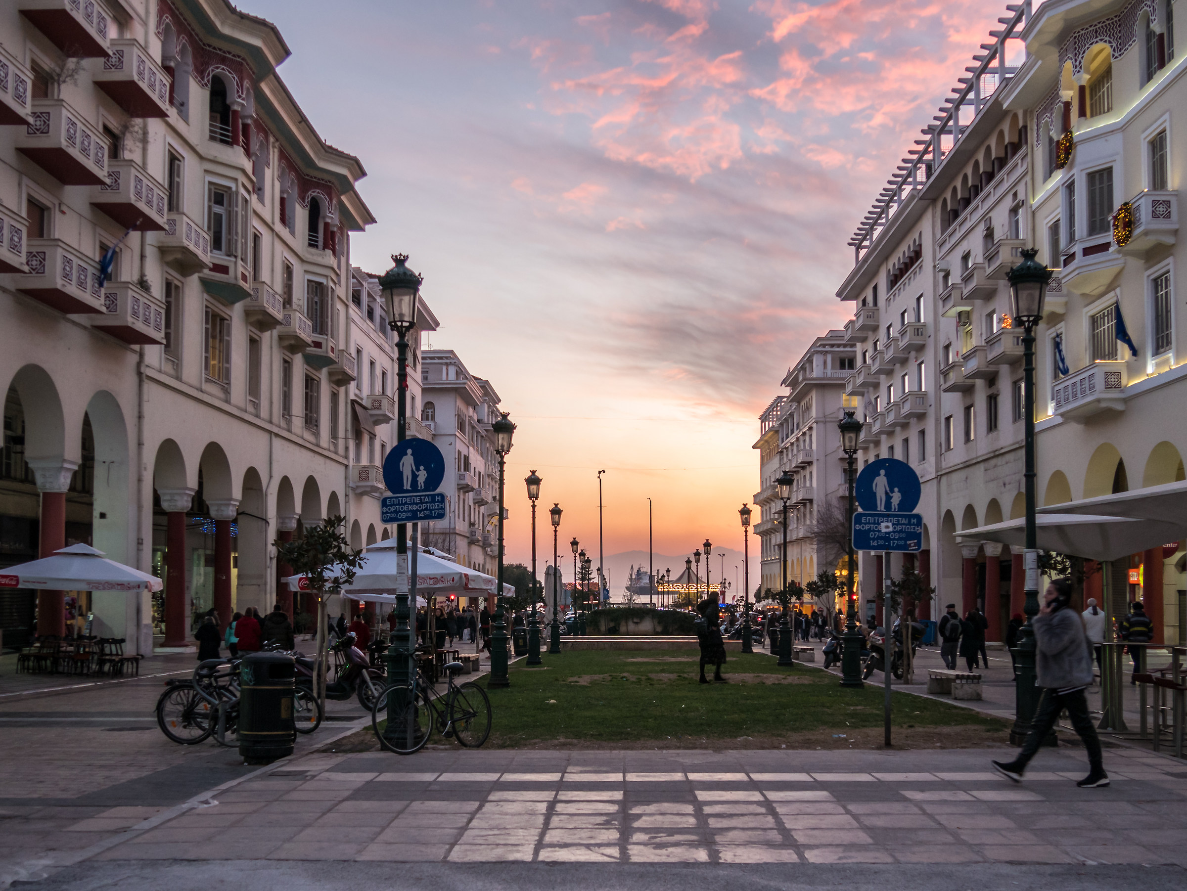 Piazza Aristolete-Thessaloniki Greece