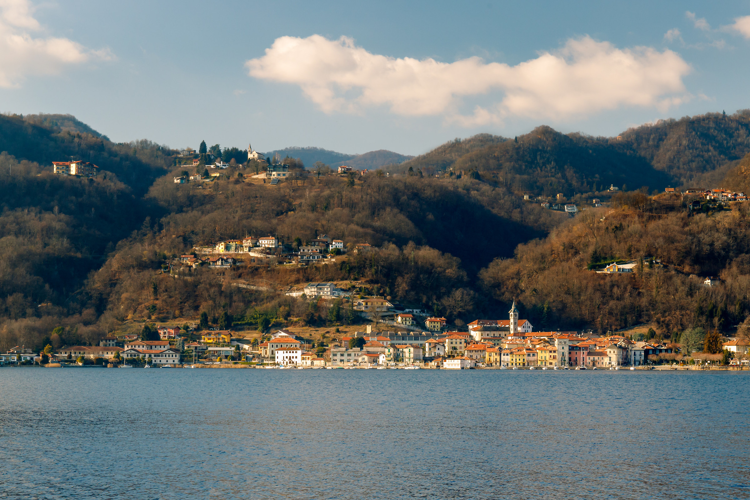 Pella view from the island of San Giulio
