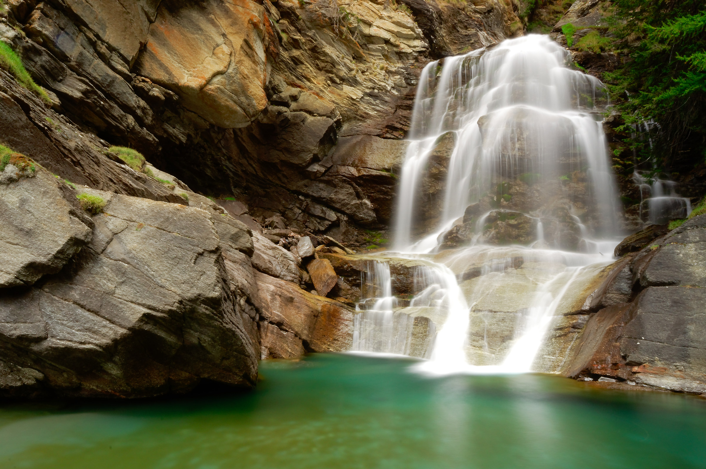 Waterfalls in the Grand Paradise National Park