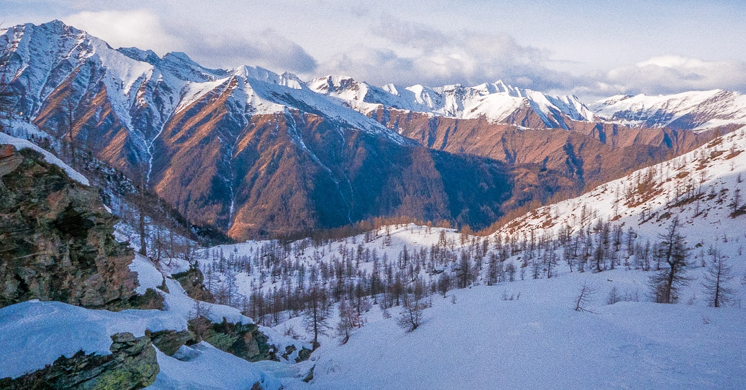 Vista dal Lago d'Envie