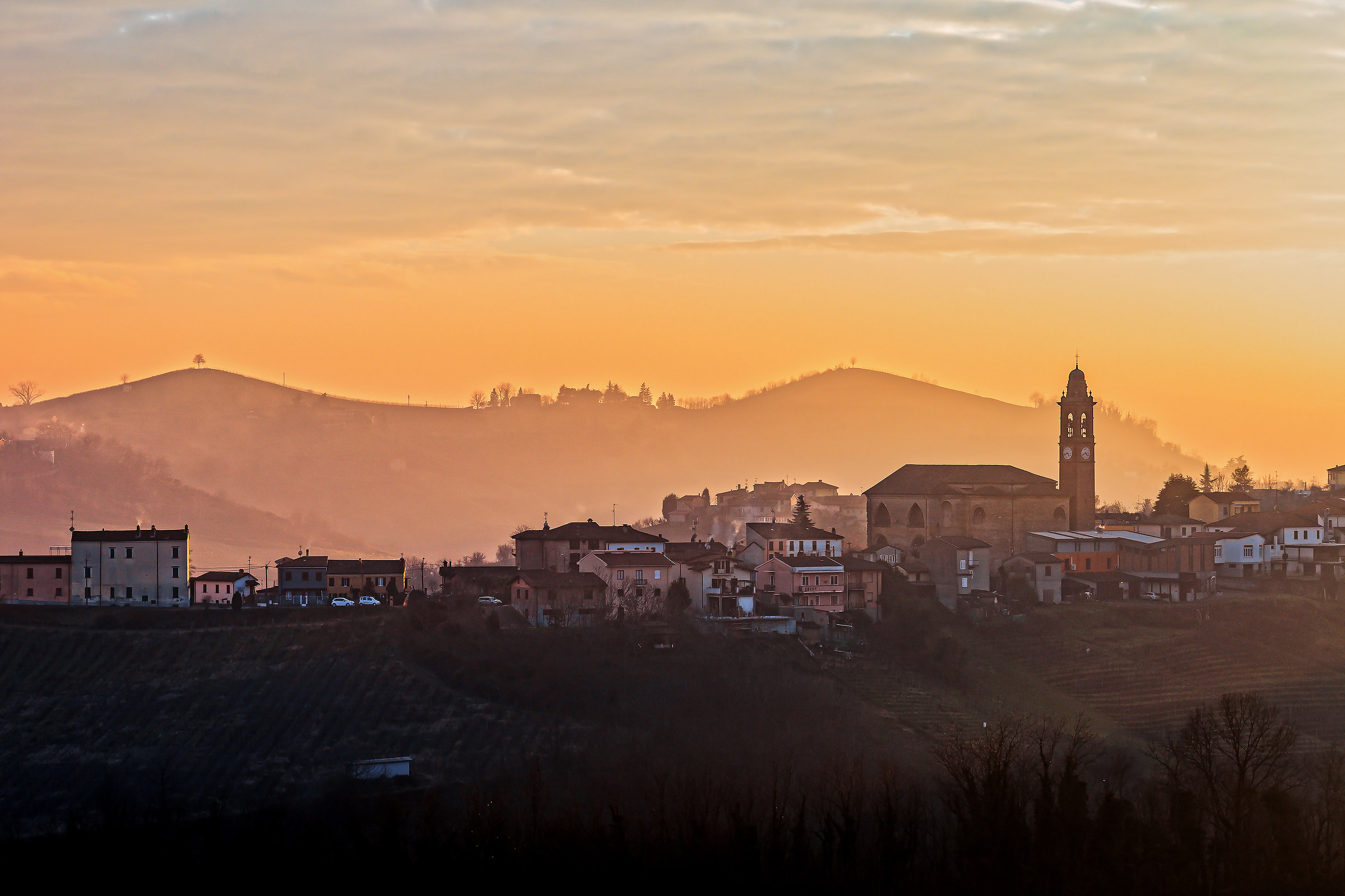 The view from the vineyard