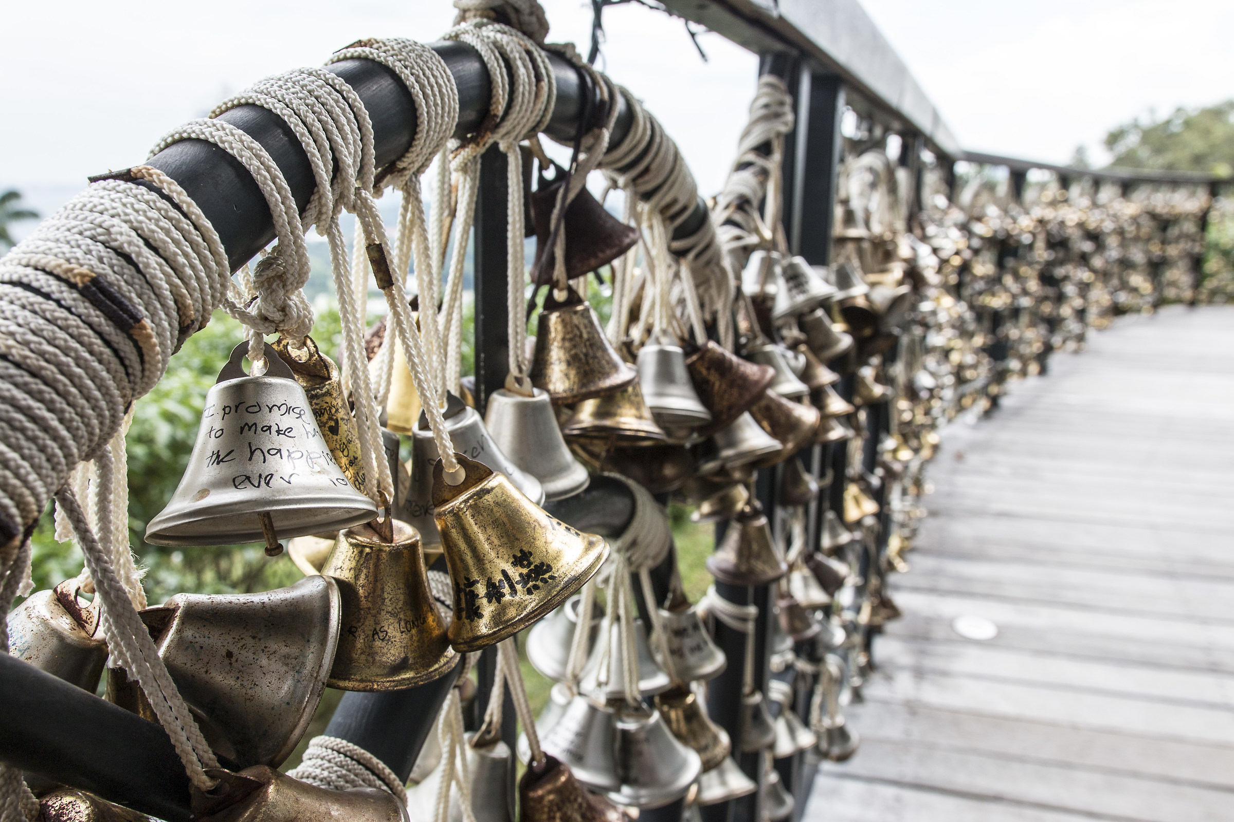 Le promesse d'amore sulle "Wishing Bells"...