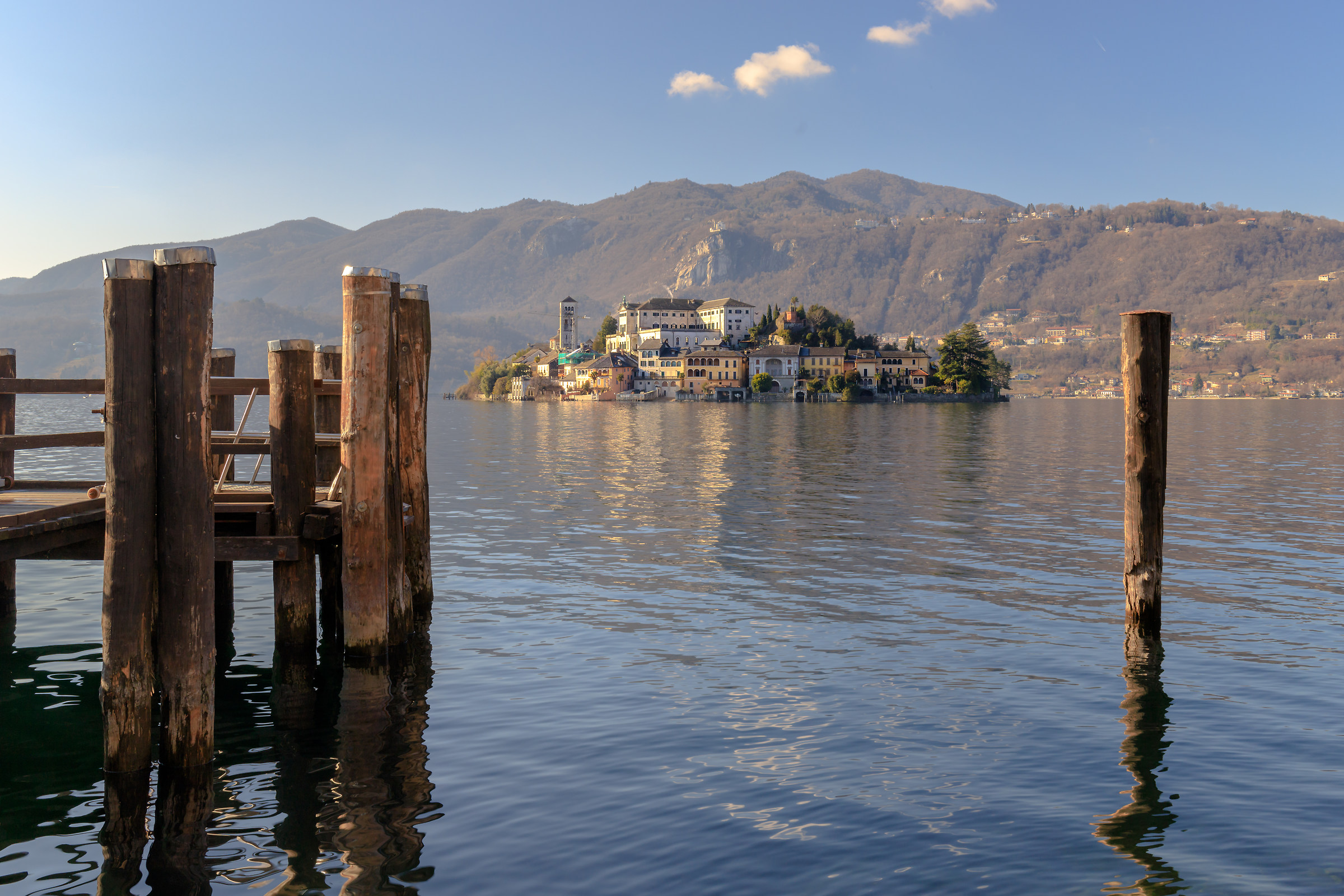 San Giulio Island View from Orta San Giulio