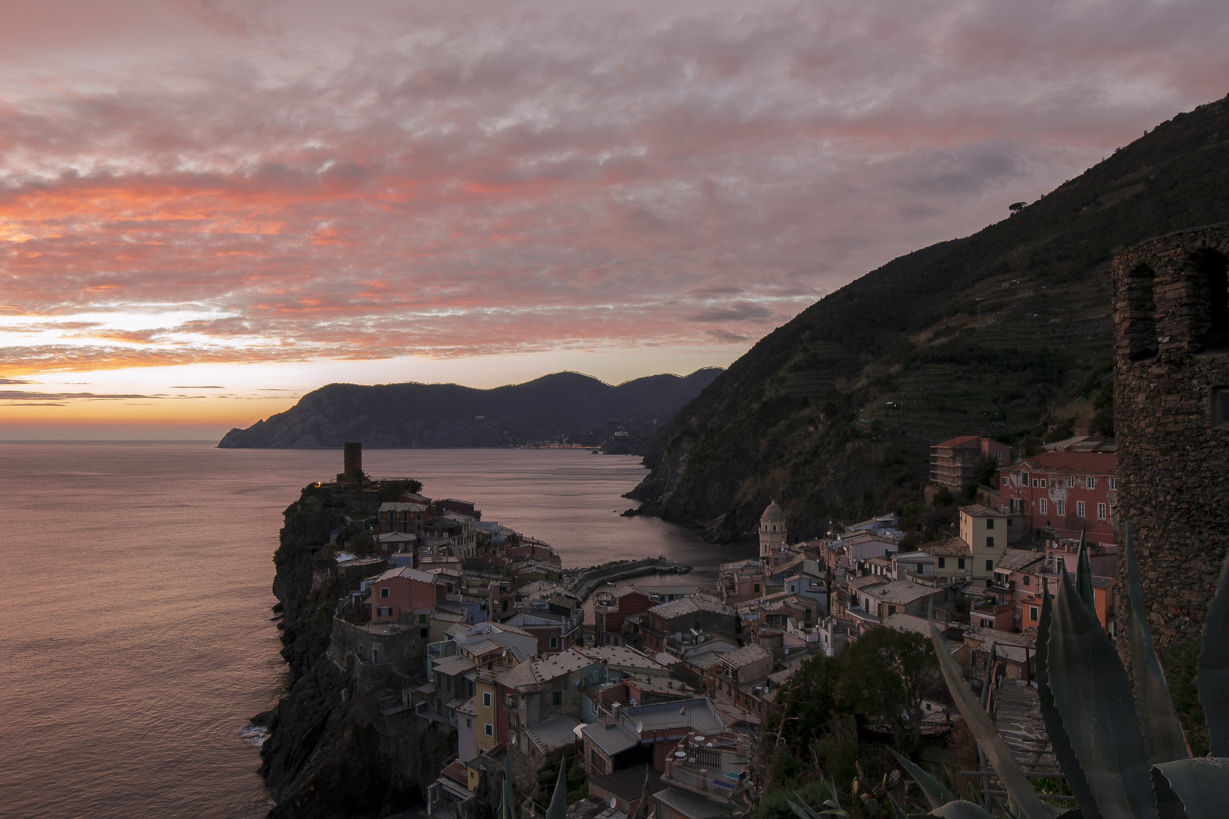 Vernazza dall'alto