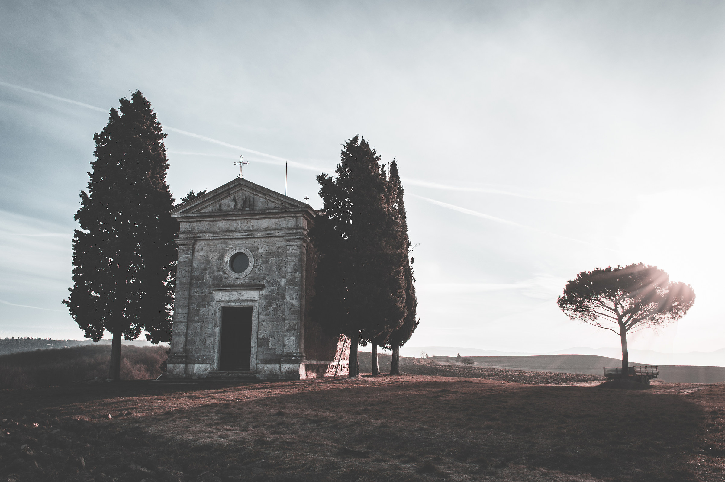 The small chapel in the hills