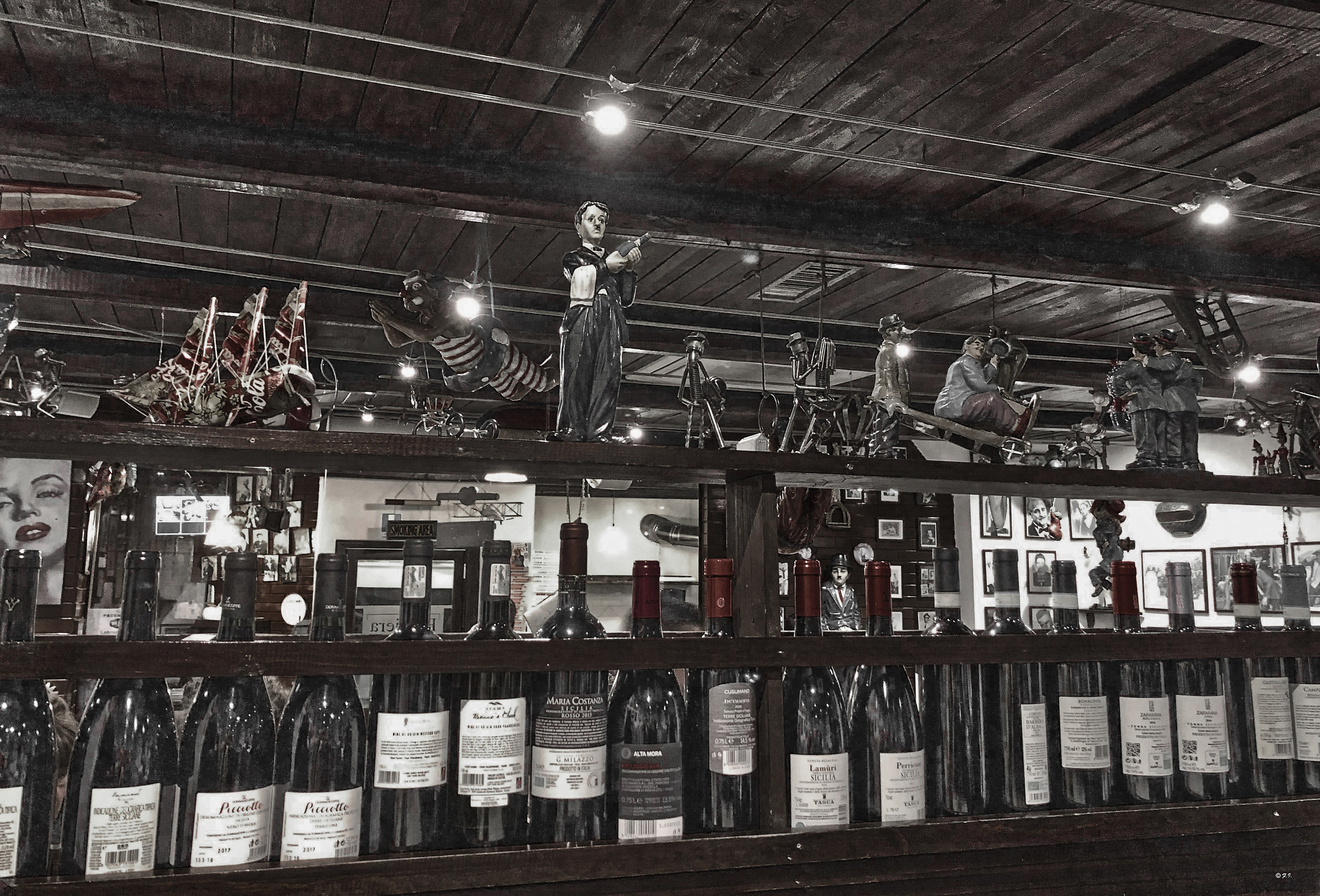 The great comedians and the wine