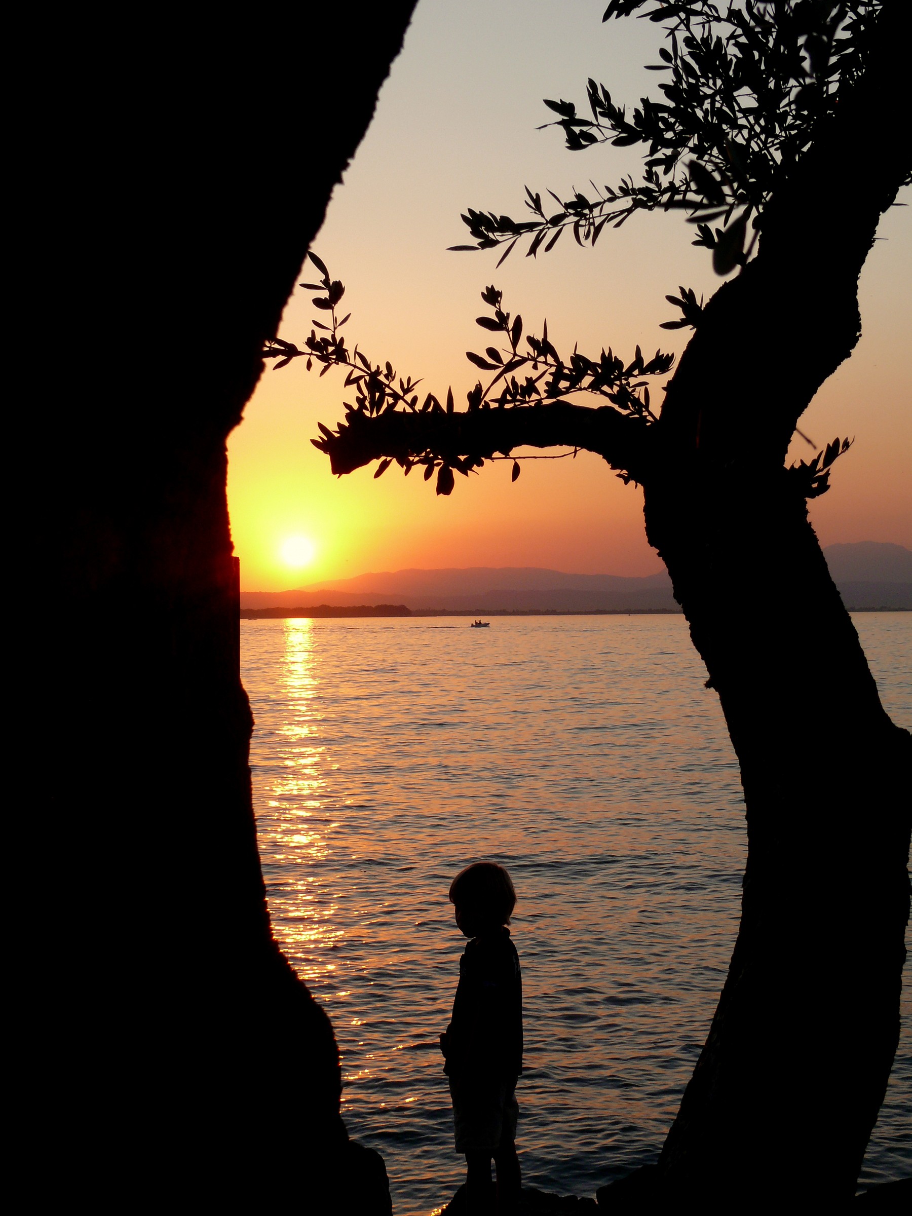 Tramonto lago di Garda