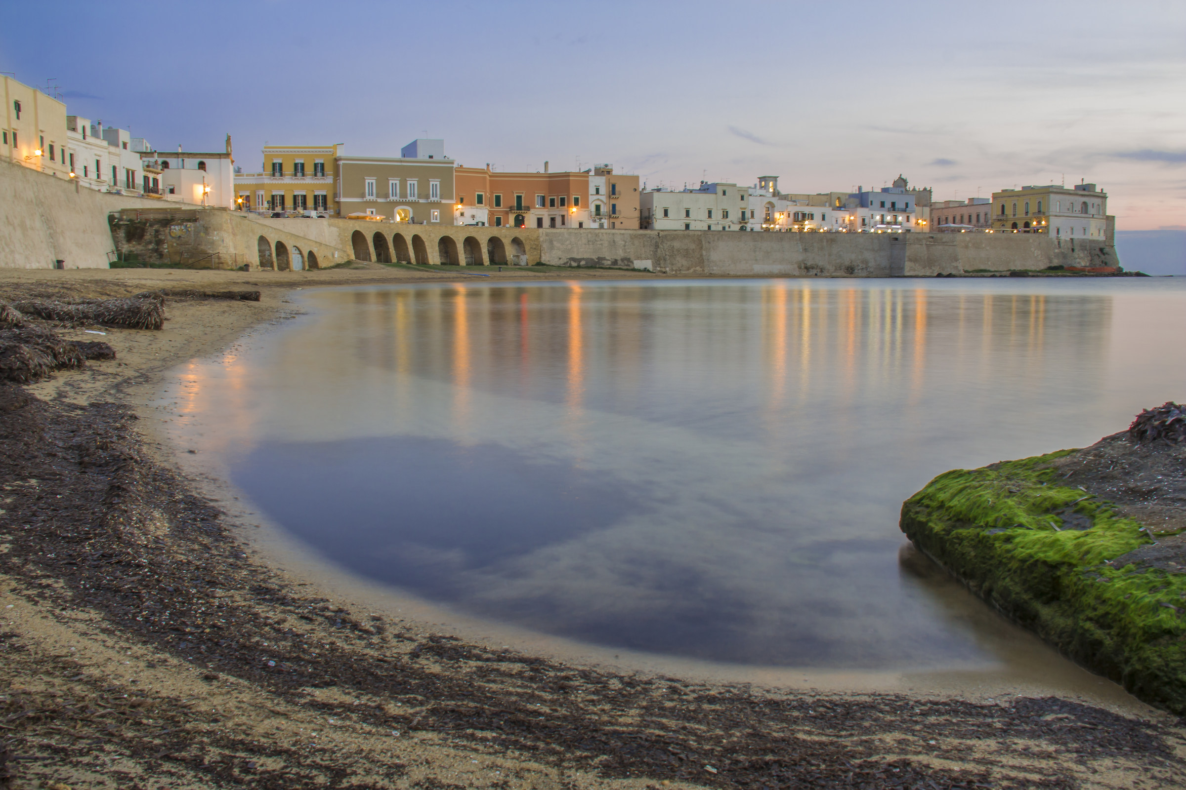 Purità Beach at sunset