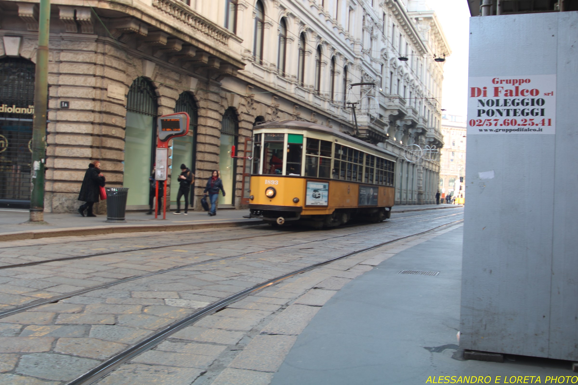 The old Milan tram