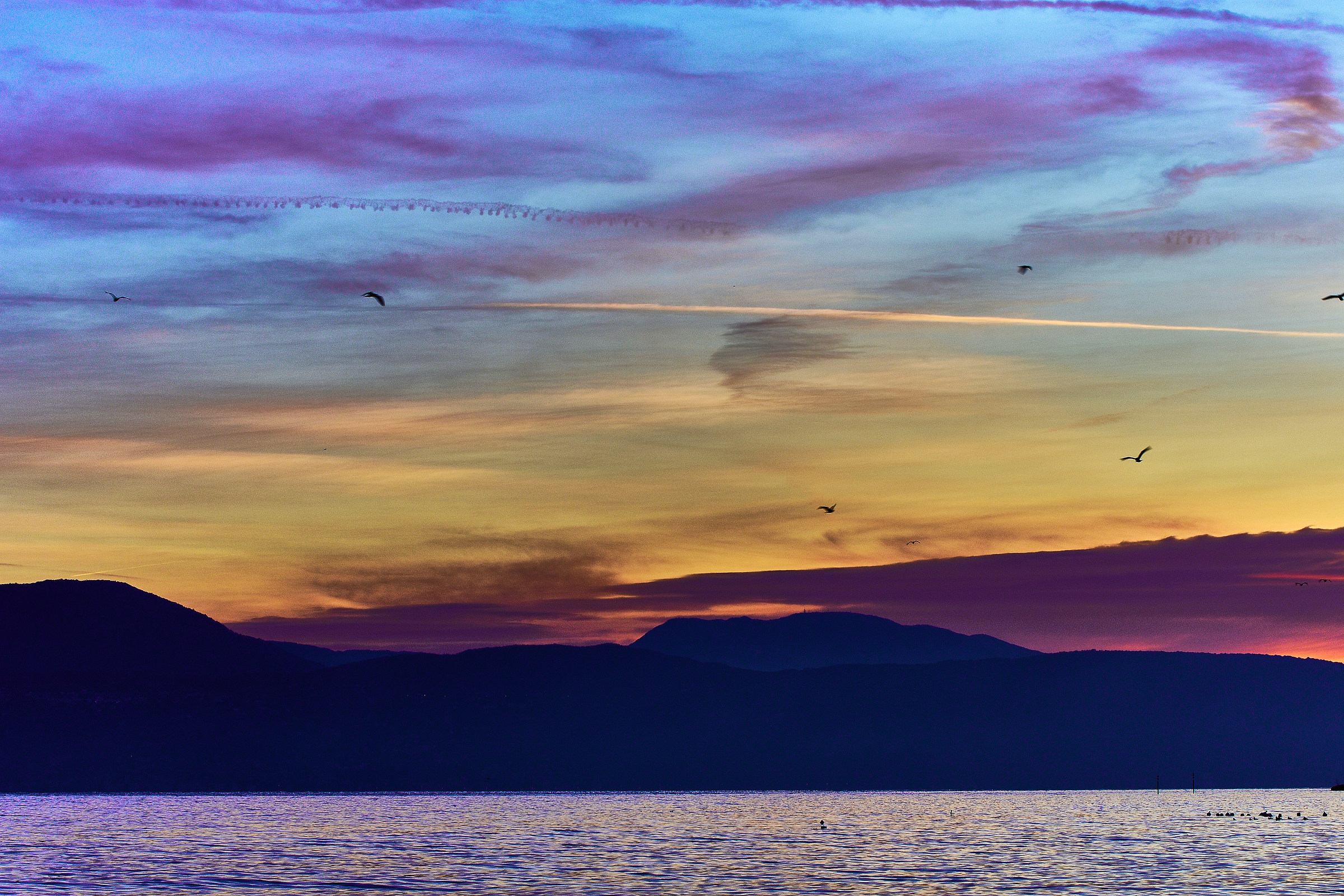 Sunrise from Porto Portese Lake Garda