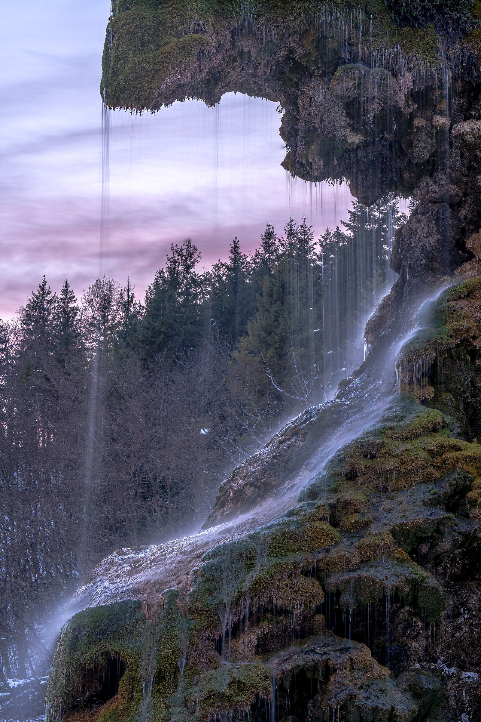 Sunset Waterfall