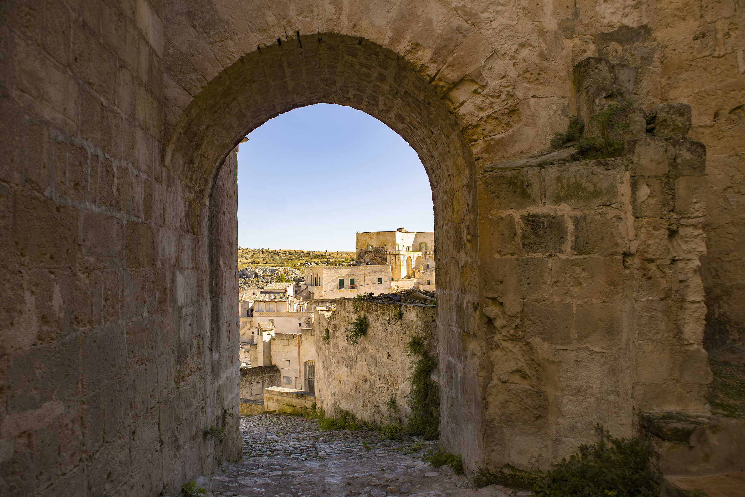 Matera "L'arco nei Sassi"