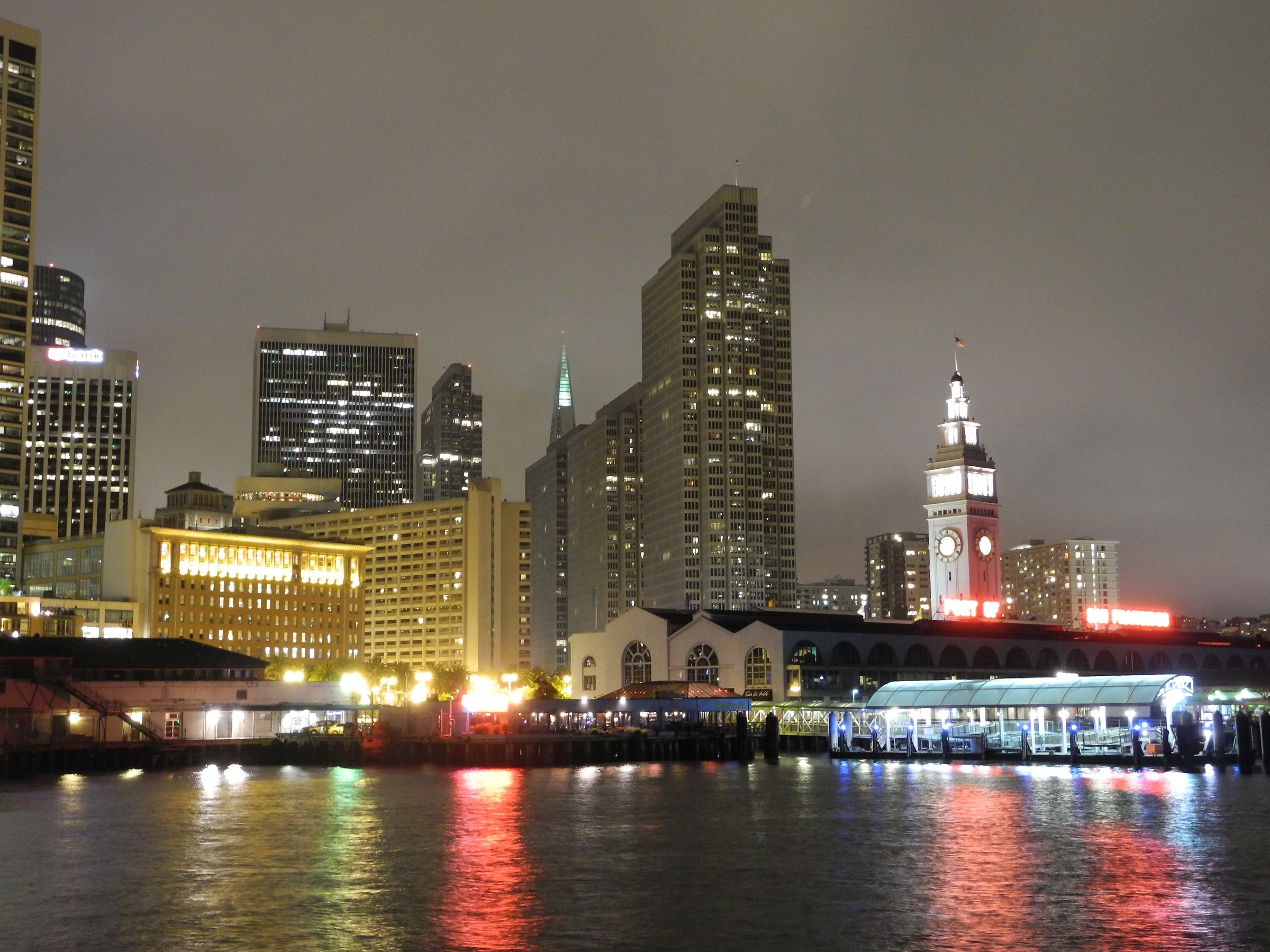 Fisherman's wharf by night