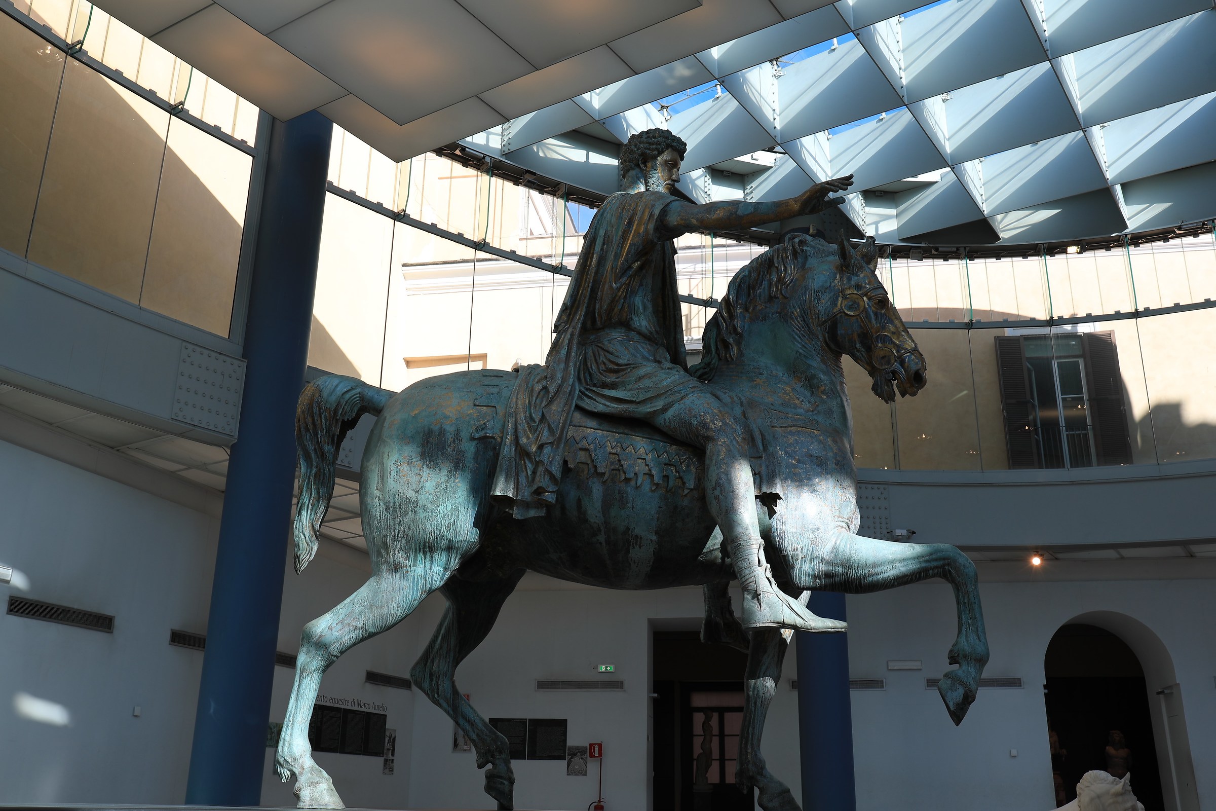 Rome Museum Capitolino Monument to the Imper Marcus Aurelius