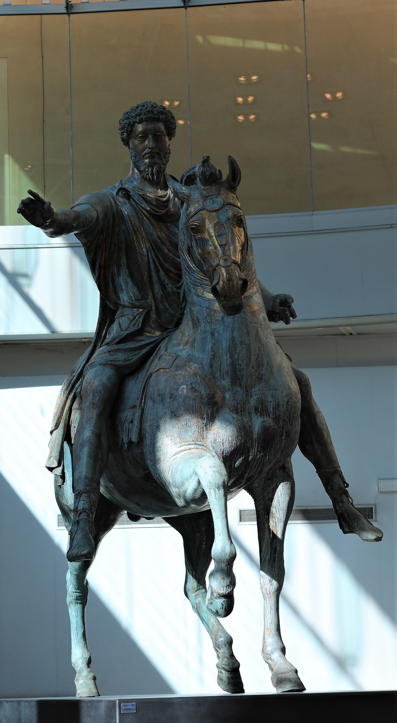 Rome Museum Capitolino Monument to the Imper Marcus Aurelius
