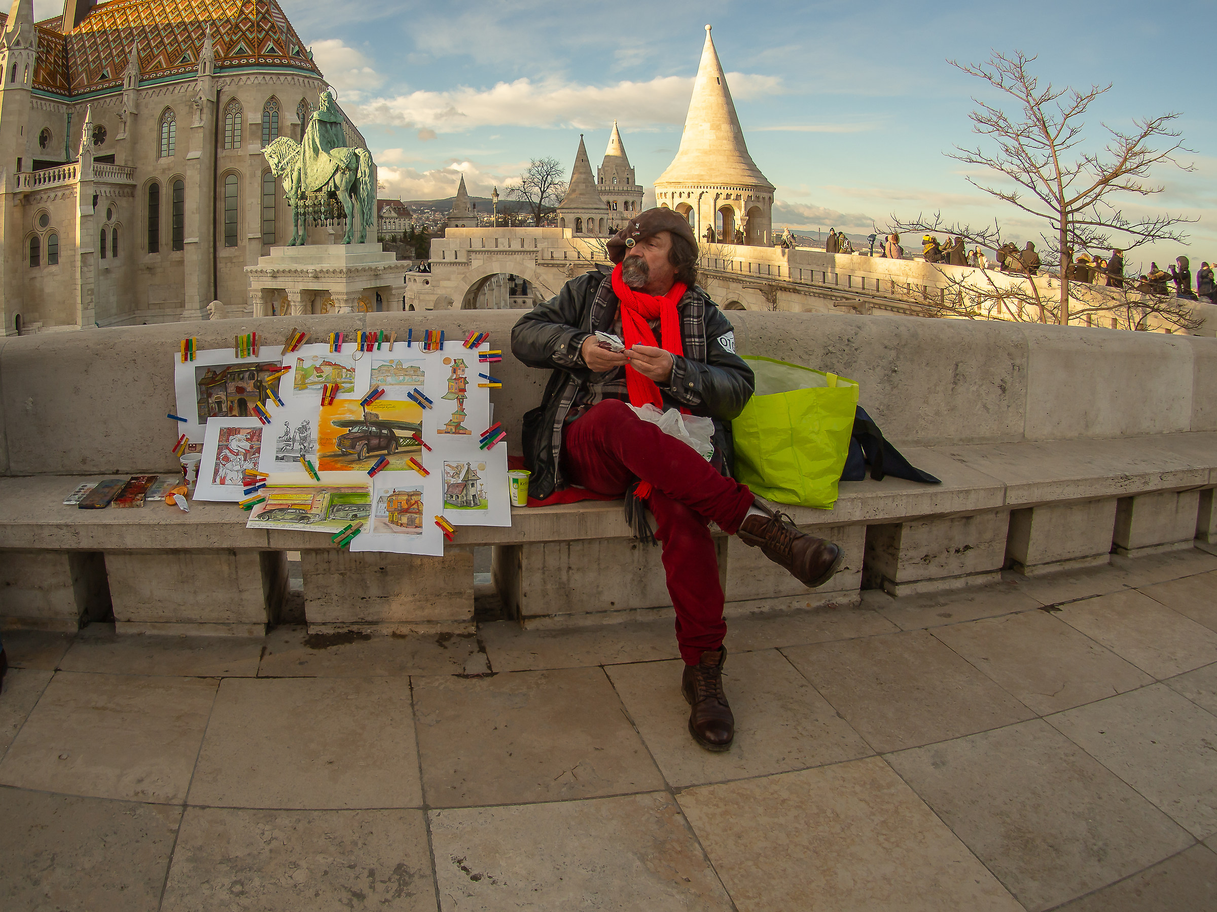 Un simpatico pittore