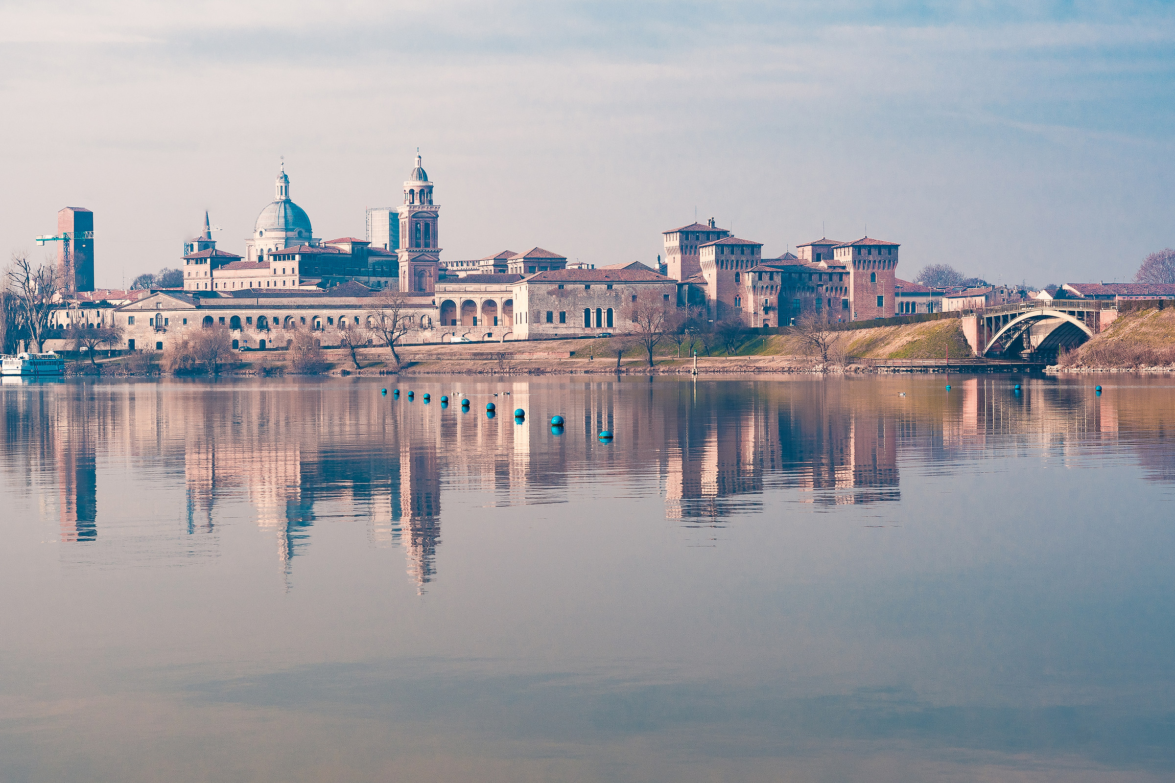 Classica veduta di Mantova