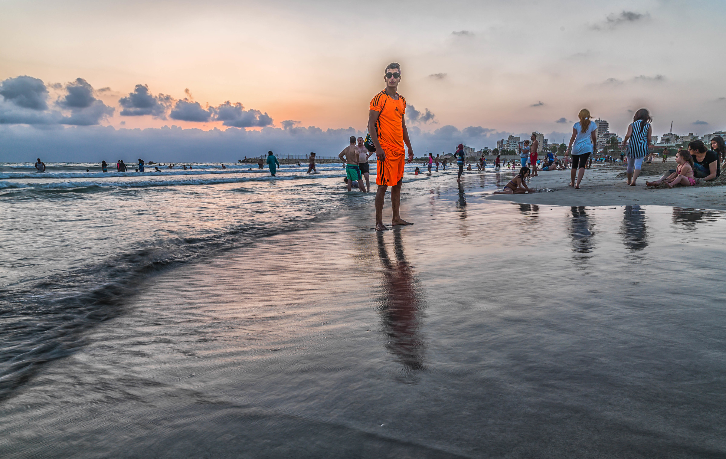 Persone sulla spiaggia