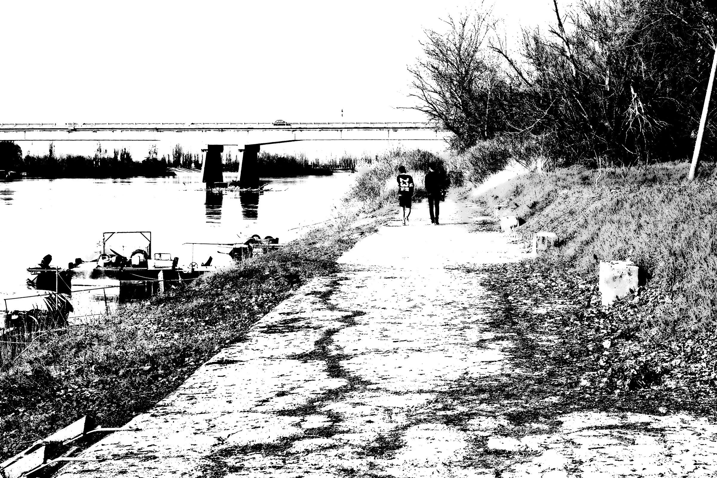 Sulla riva destra del Po