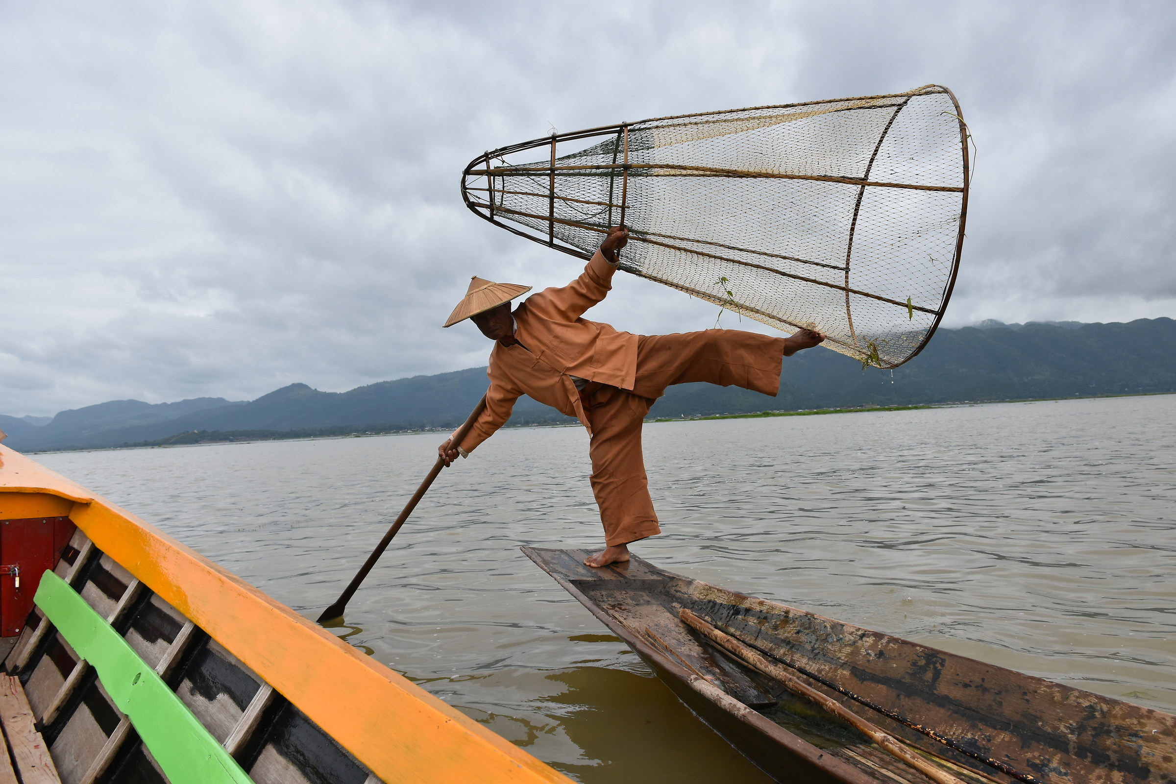Fishing in Inle Lake