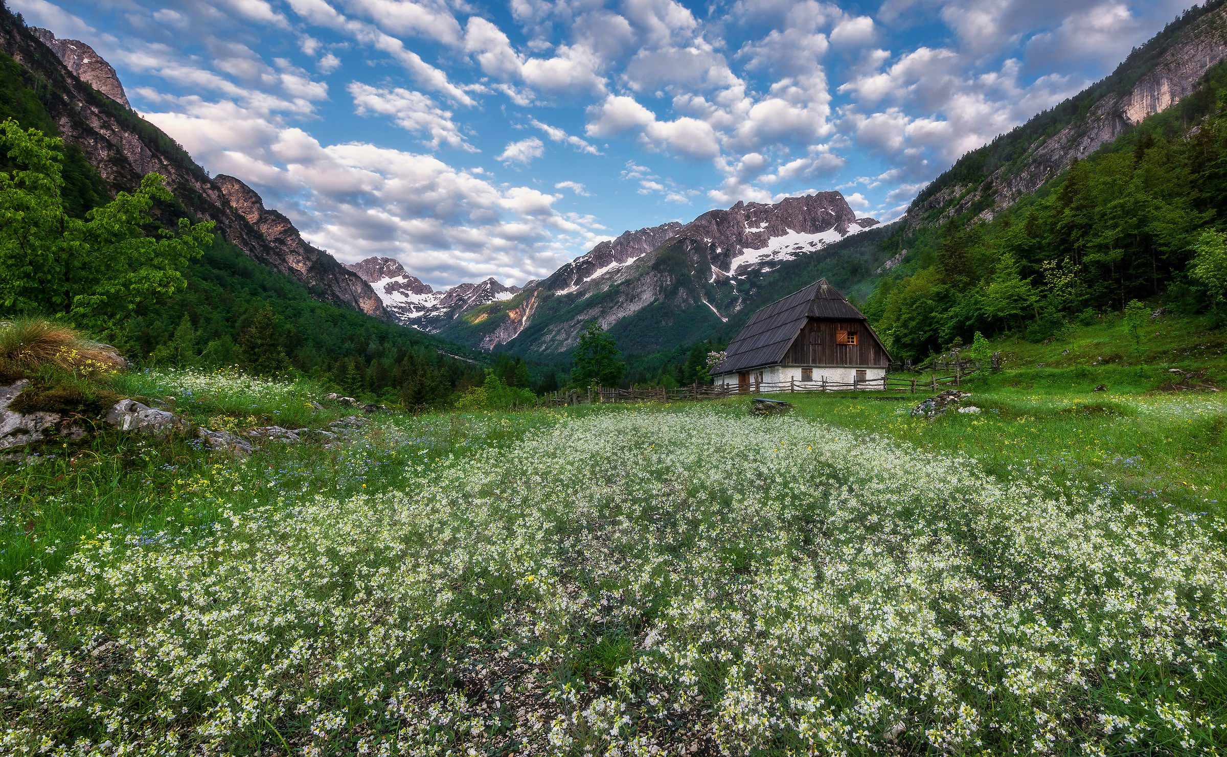 Valle di Zadnja trenta in Slovenia