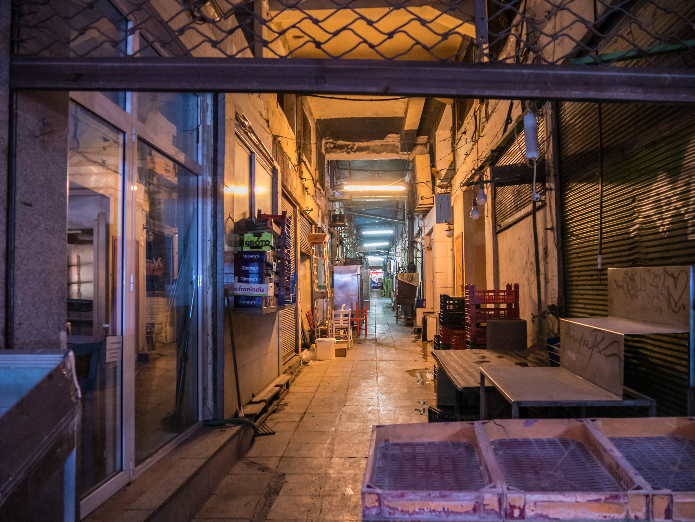 Covered Market View-Thessaloniki