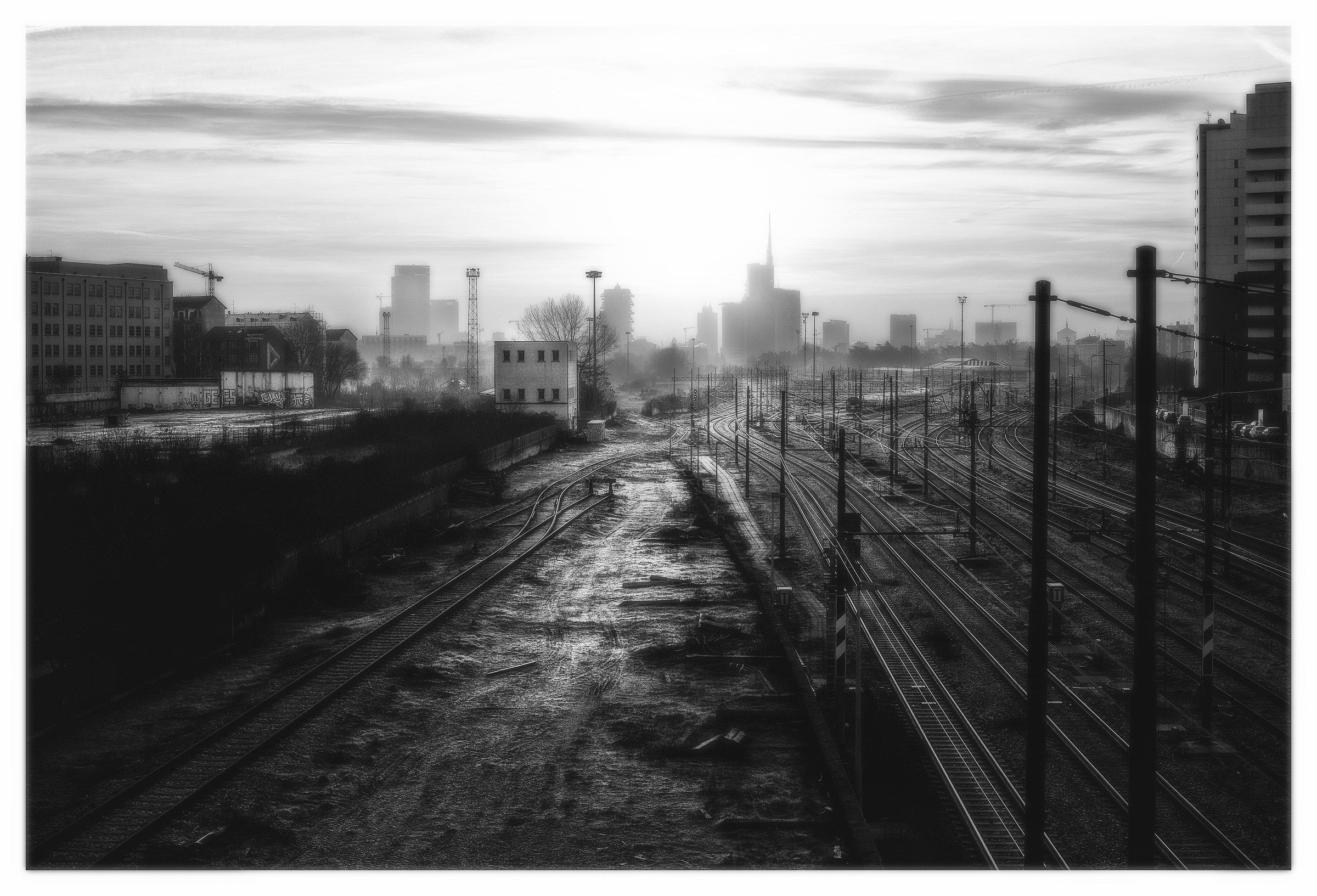Overpass Adriano Bacula. Milan, January 2019.