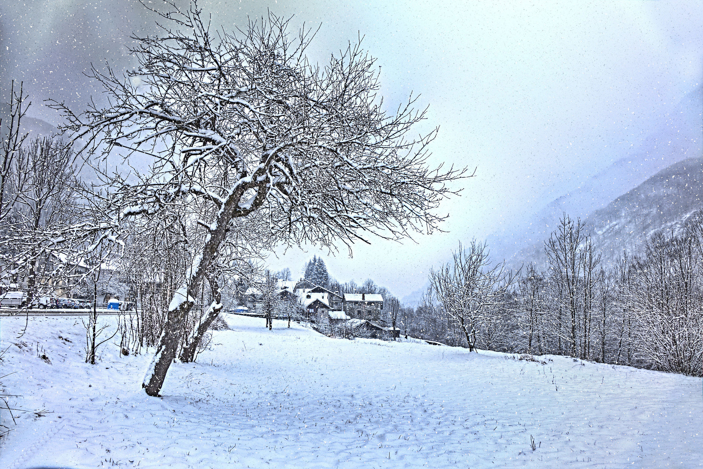 It snoics on the small country.