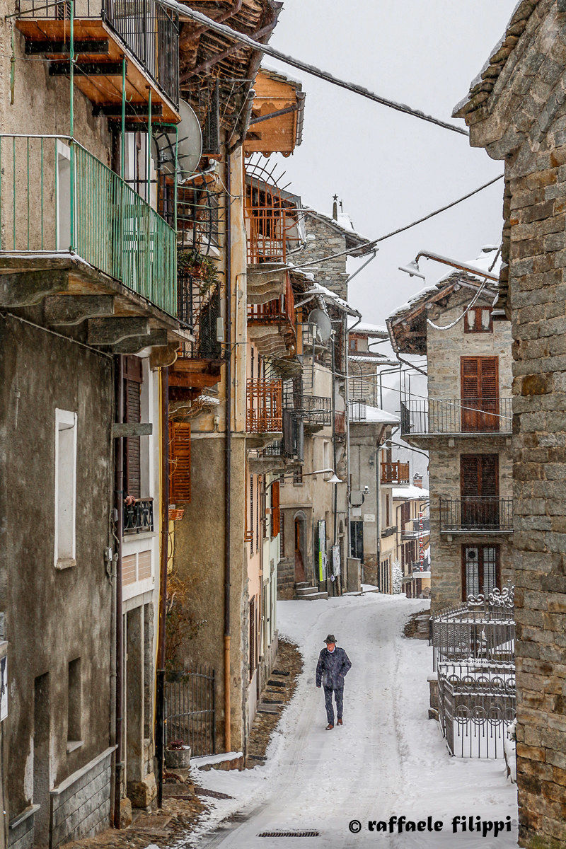 Passeggiata sotto la neve - Piedicavallo - Biellese