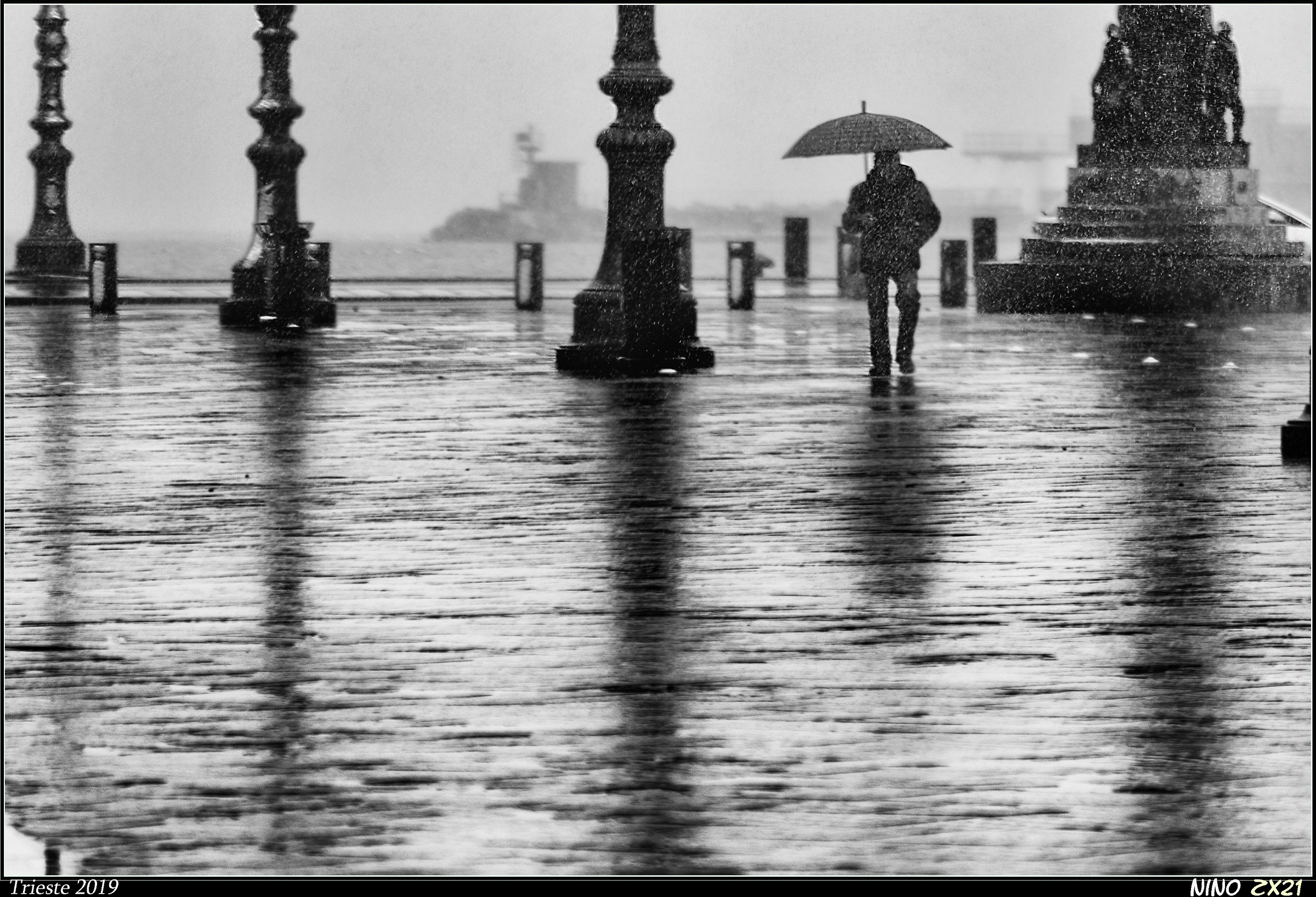 Un' ordinaria giornata di neve a Trieste