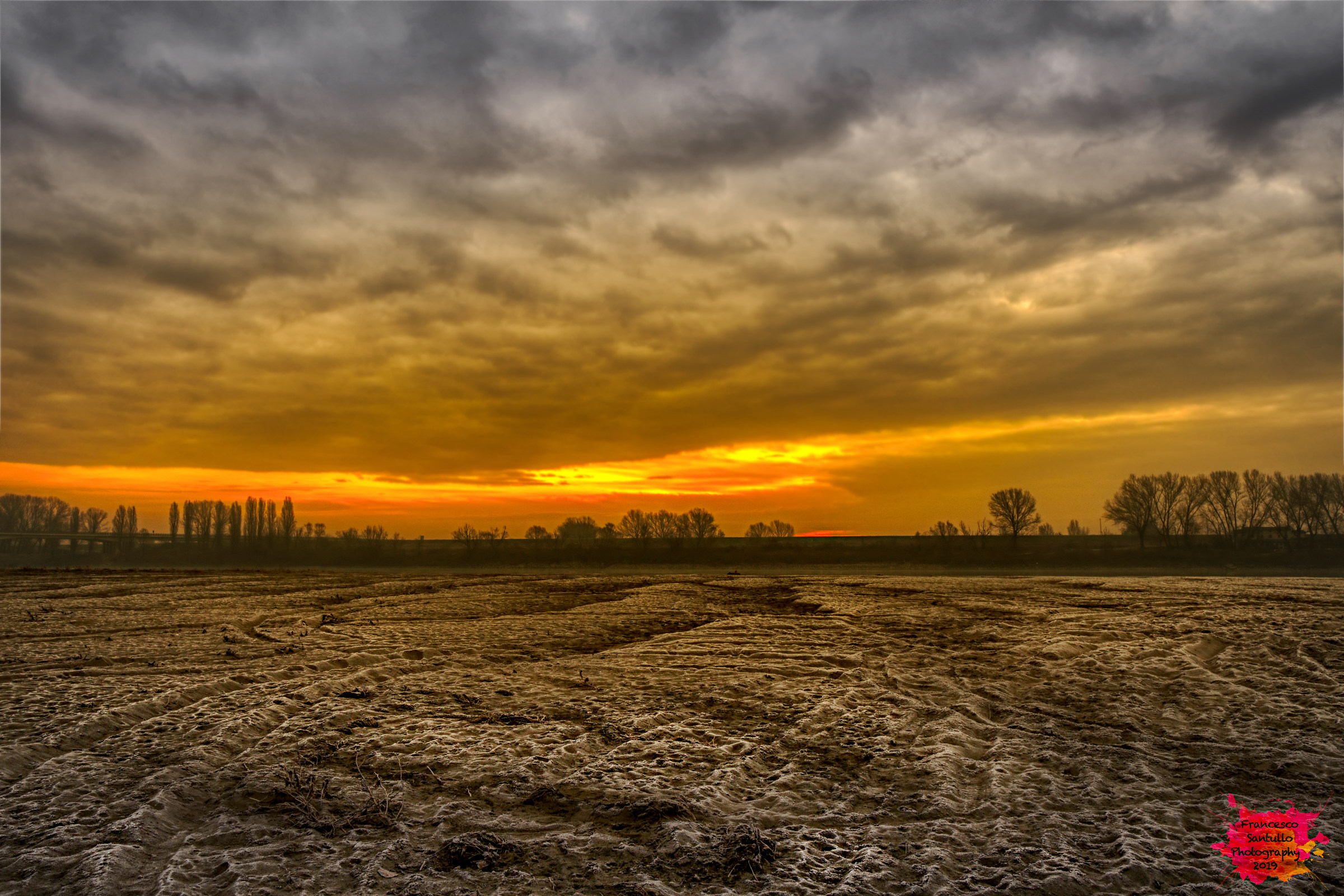 Between the sand and the sky!