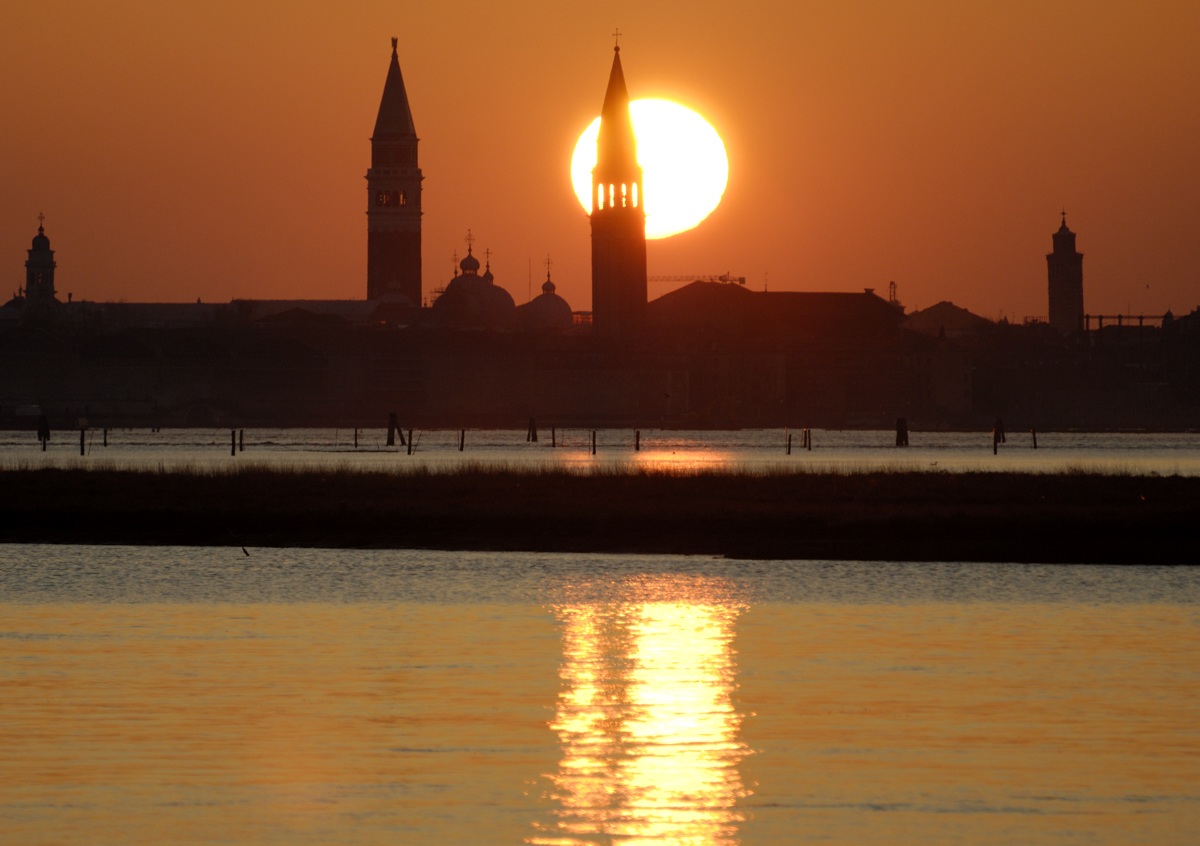 tramonto a venezia