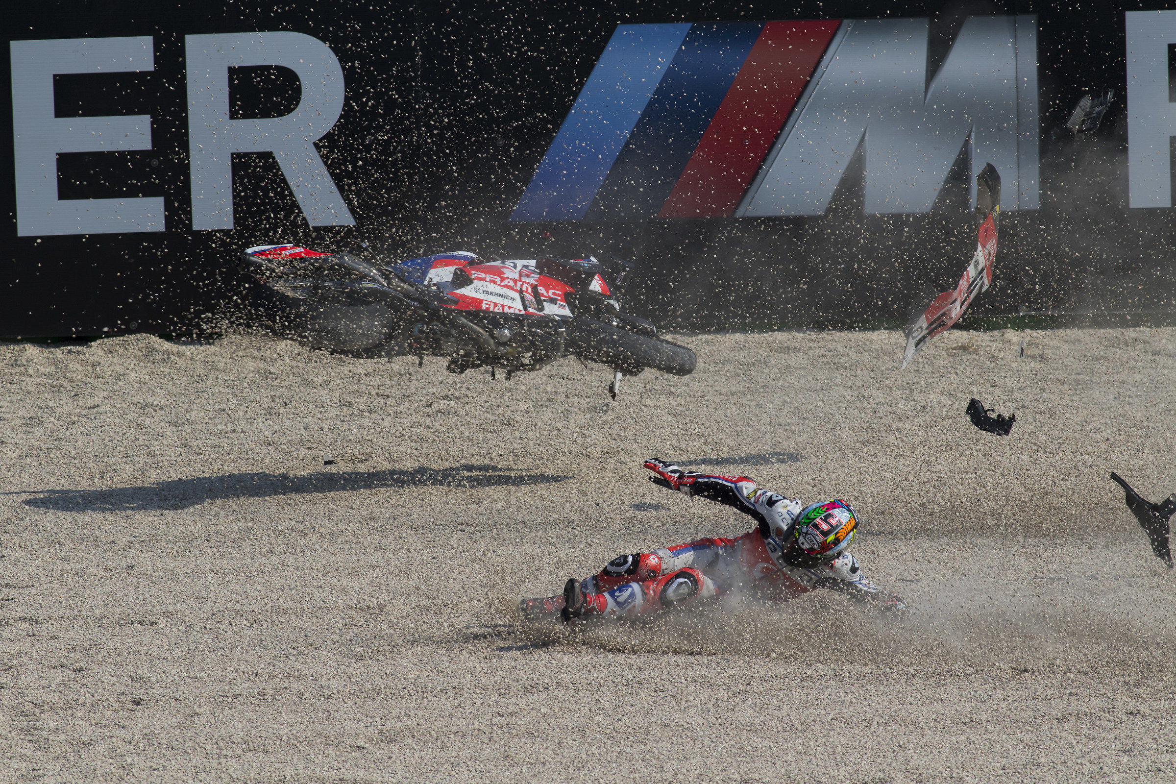 Fall of Petrucci Misano2016