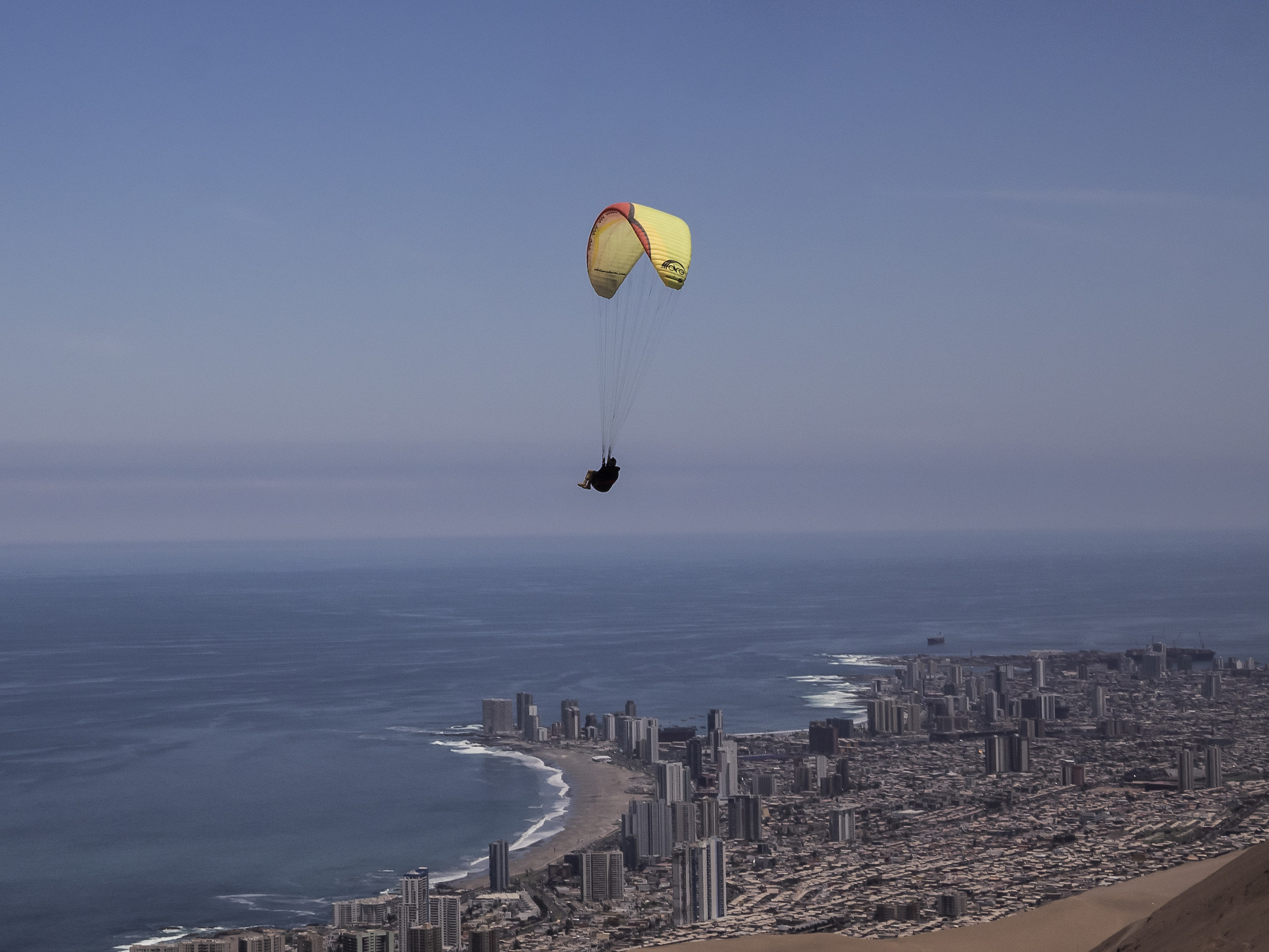 Flying Sobre Iquique Chile