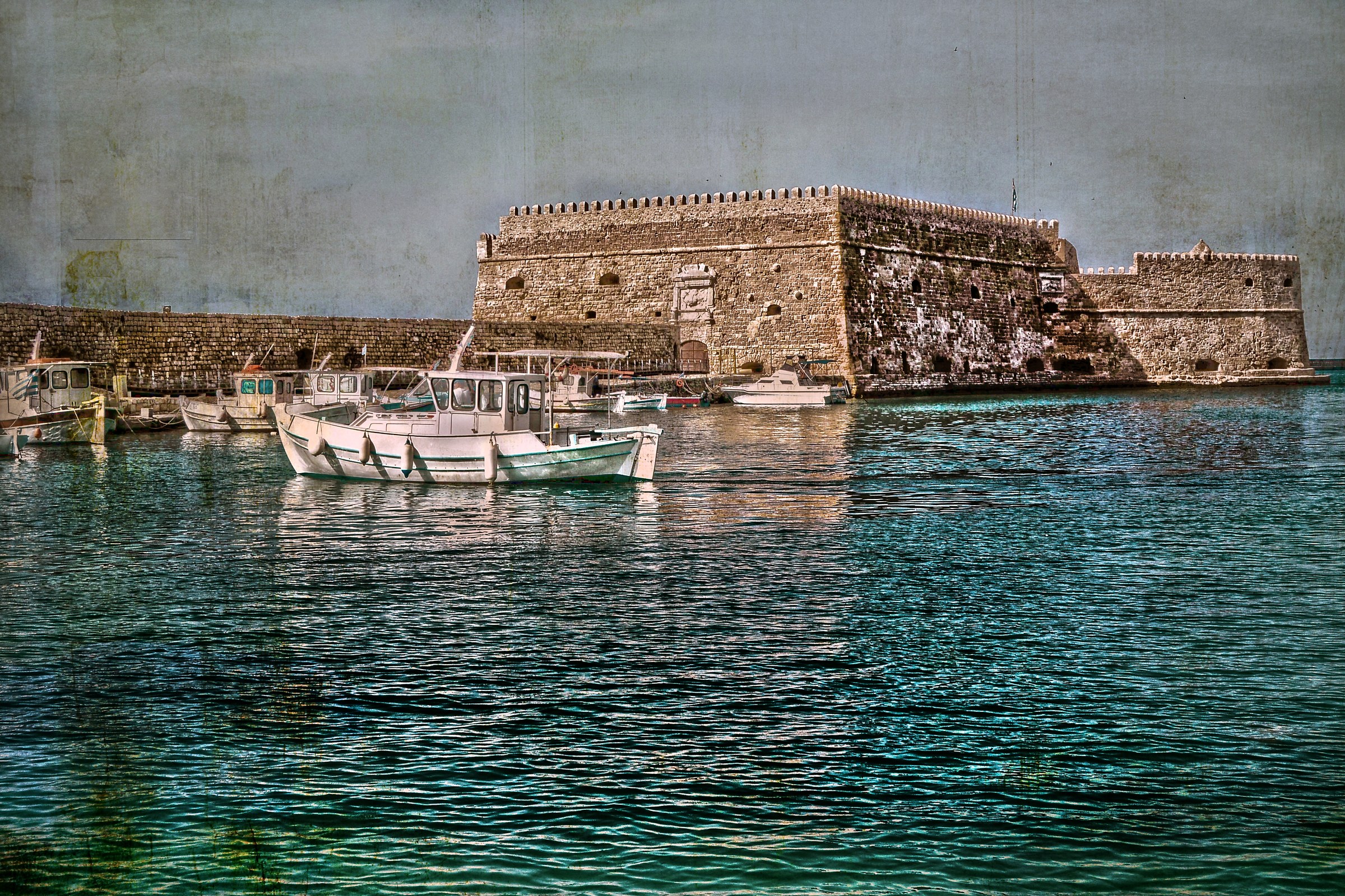 Candia old venetian port castle