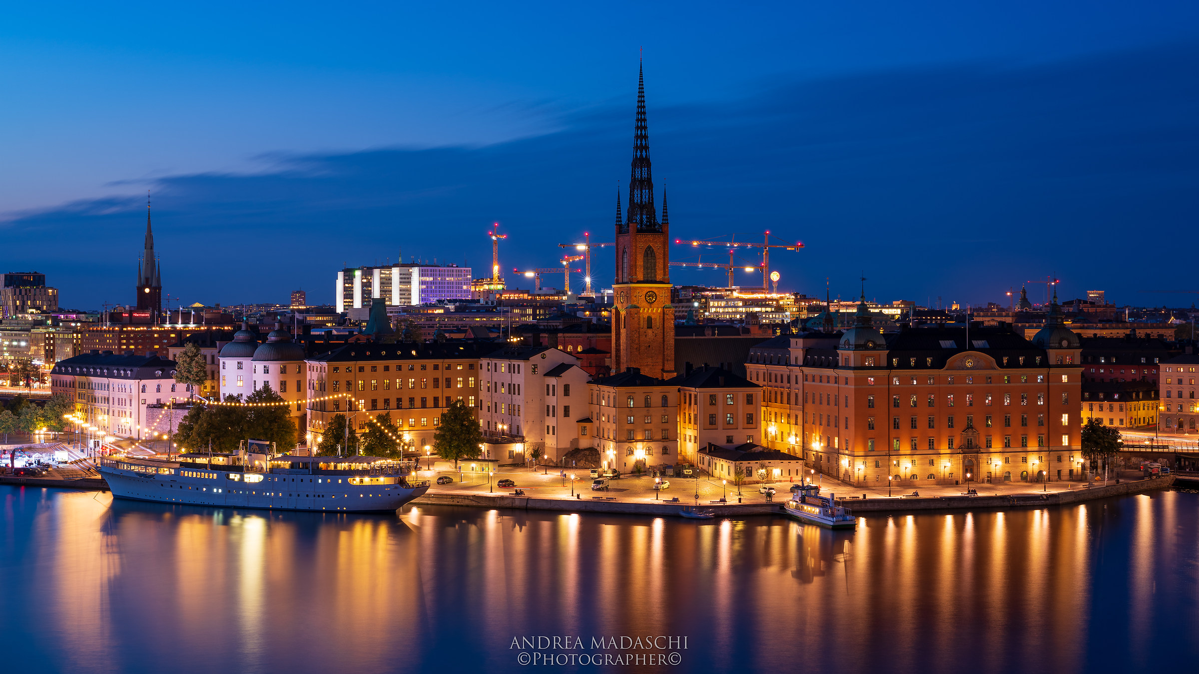 Stockholm by night