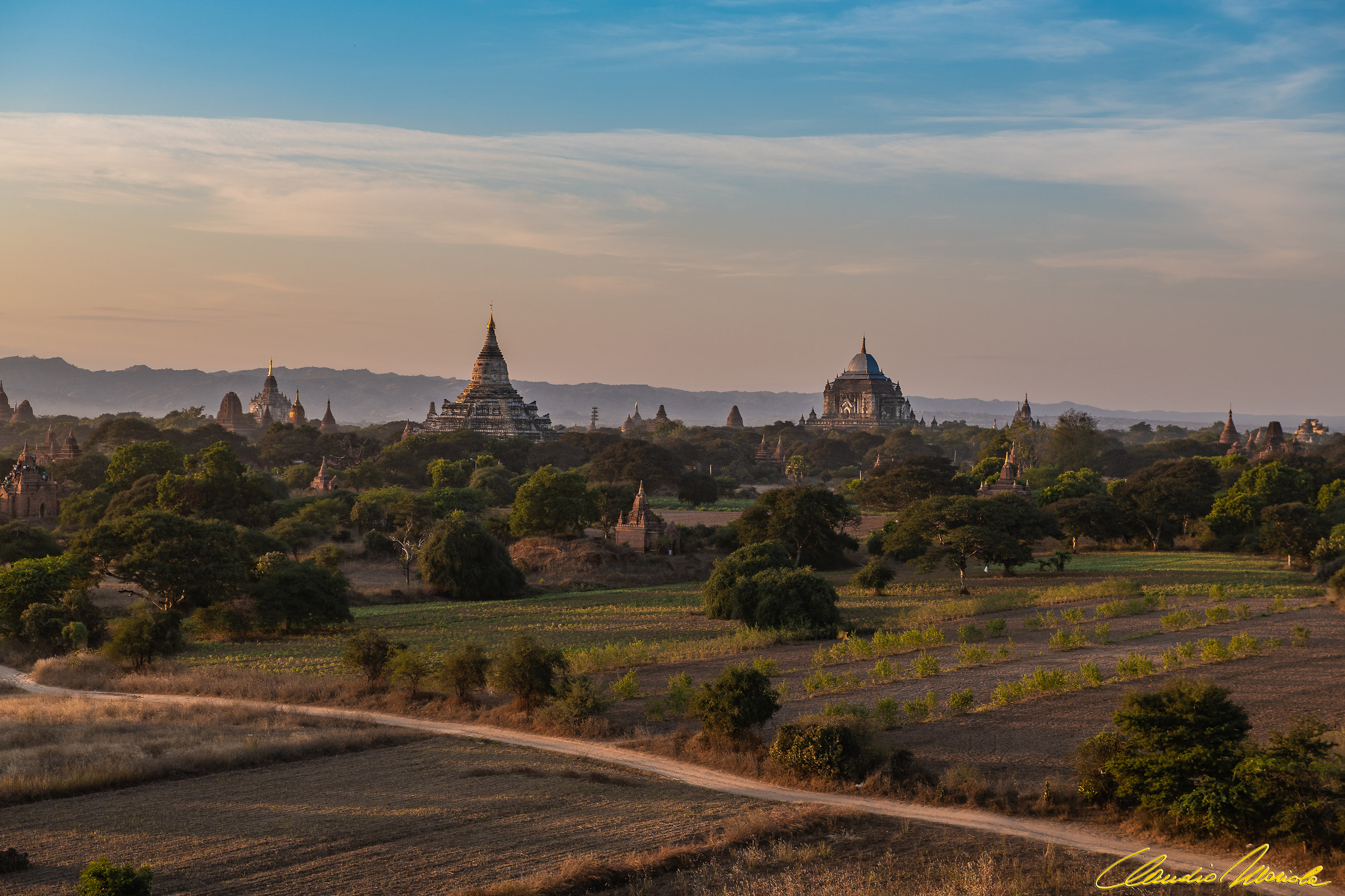 Early Morning over temples