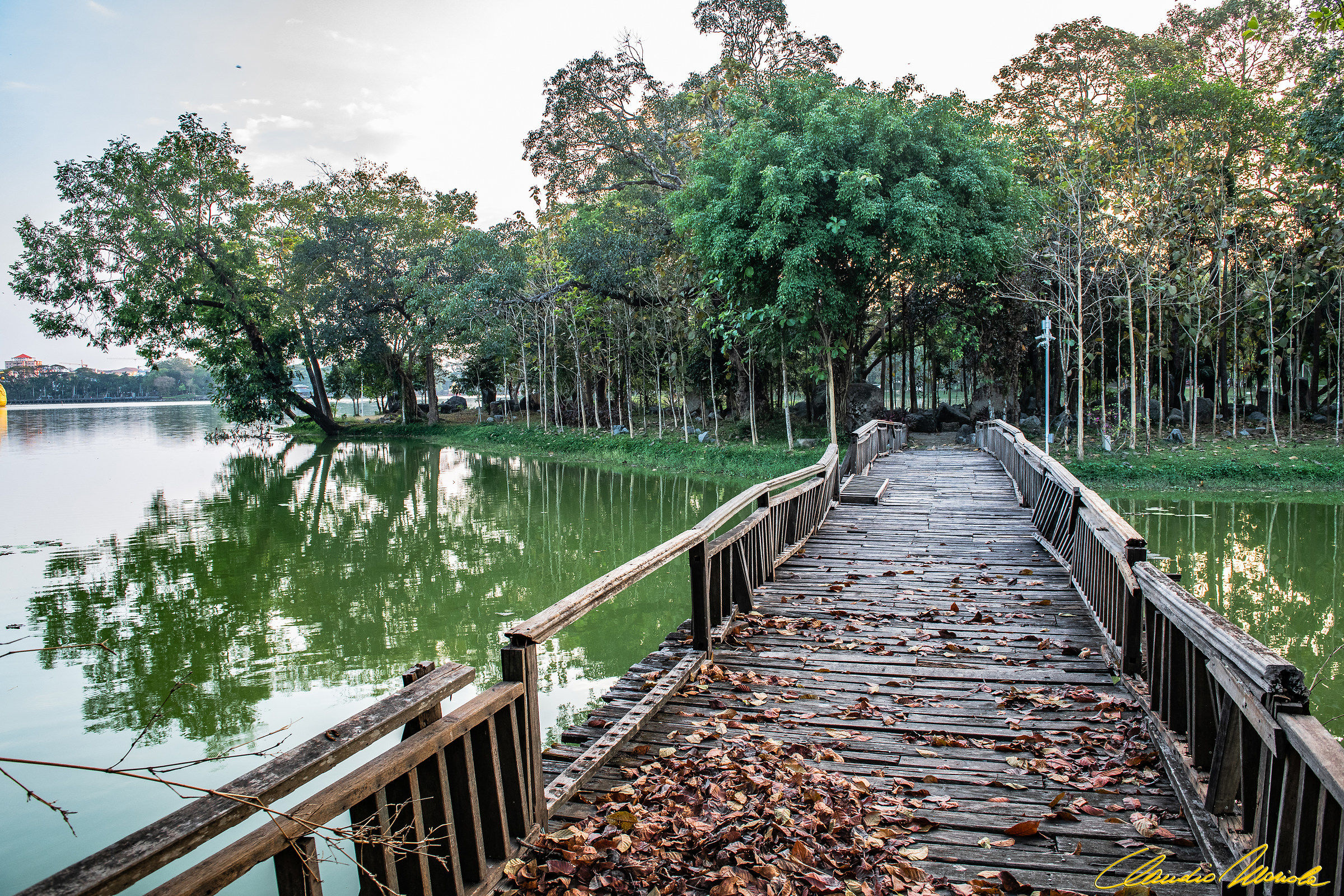 Bridge on Kandawgyi Lake