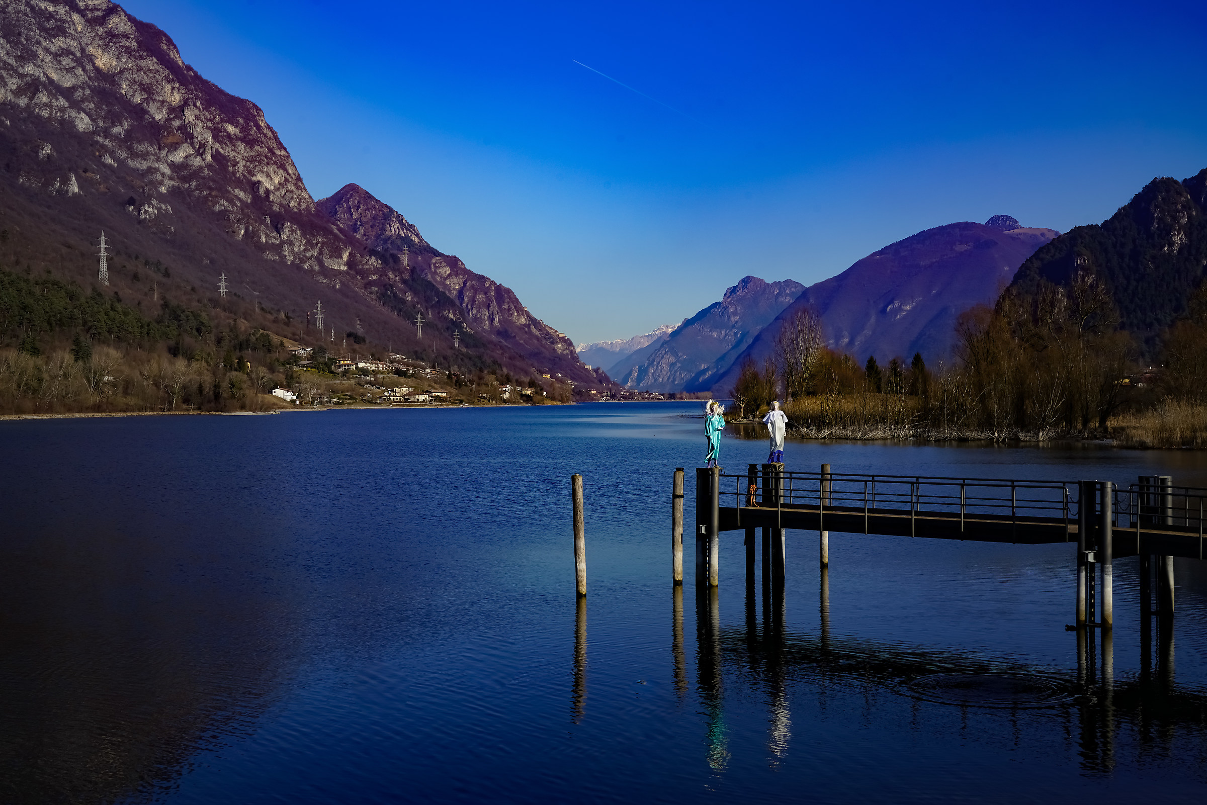 Paesaggio invernale, Lago d'Idro (bs)