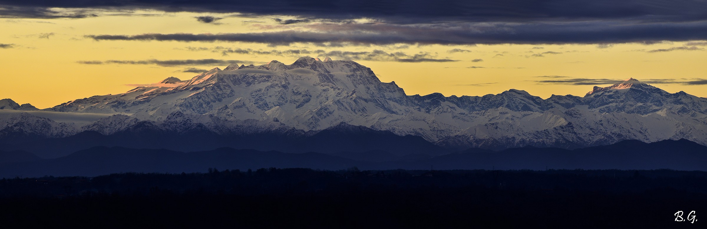 Un tramonto di metà autunno